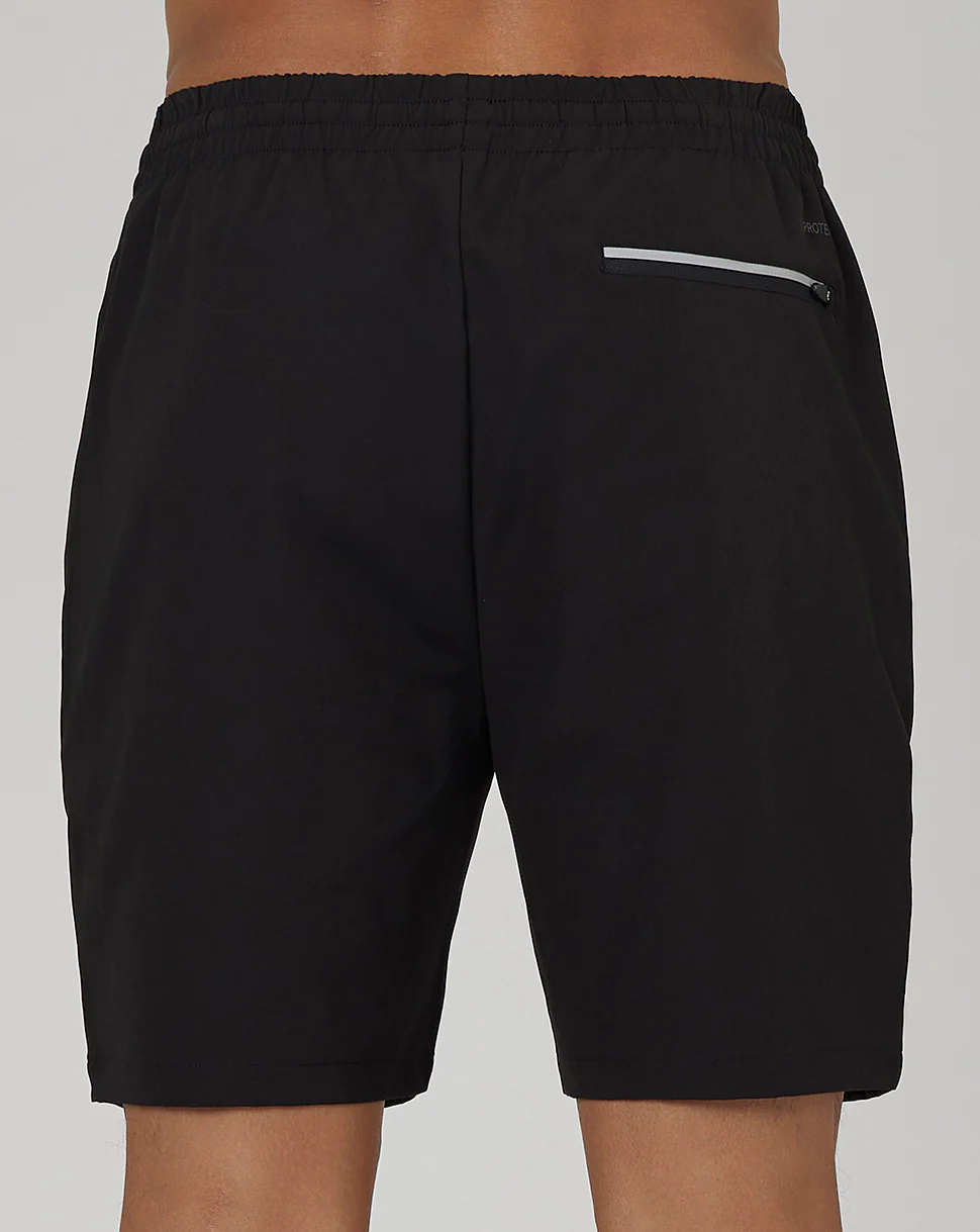 Men’s Flex Woven Cargo Shorts - Black - Image 2