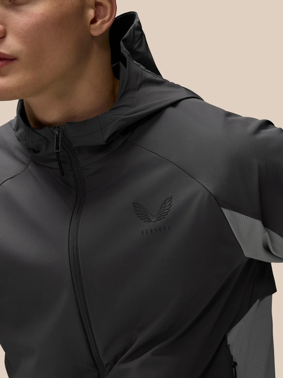 Flex Hooded Jacket - Grey - Image 5