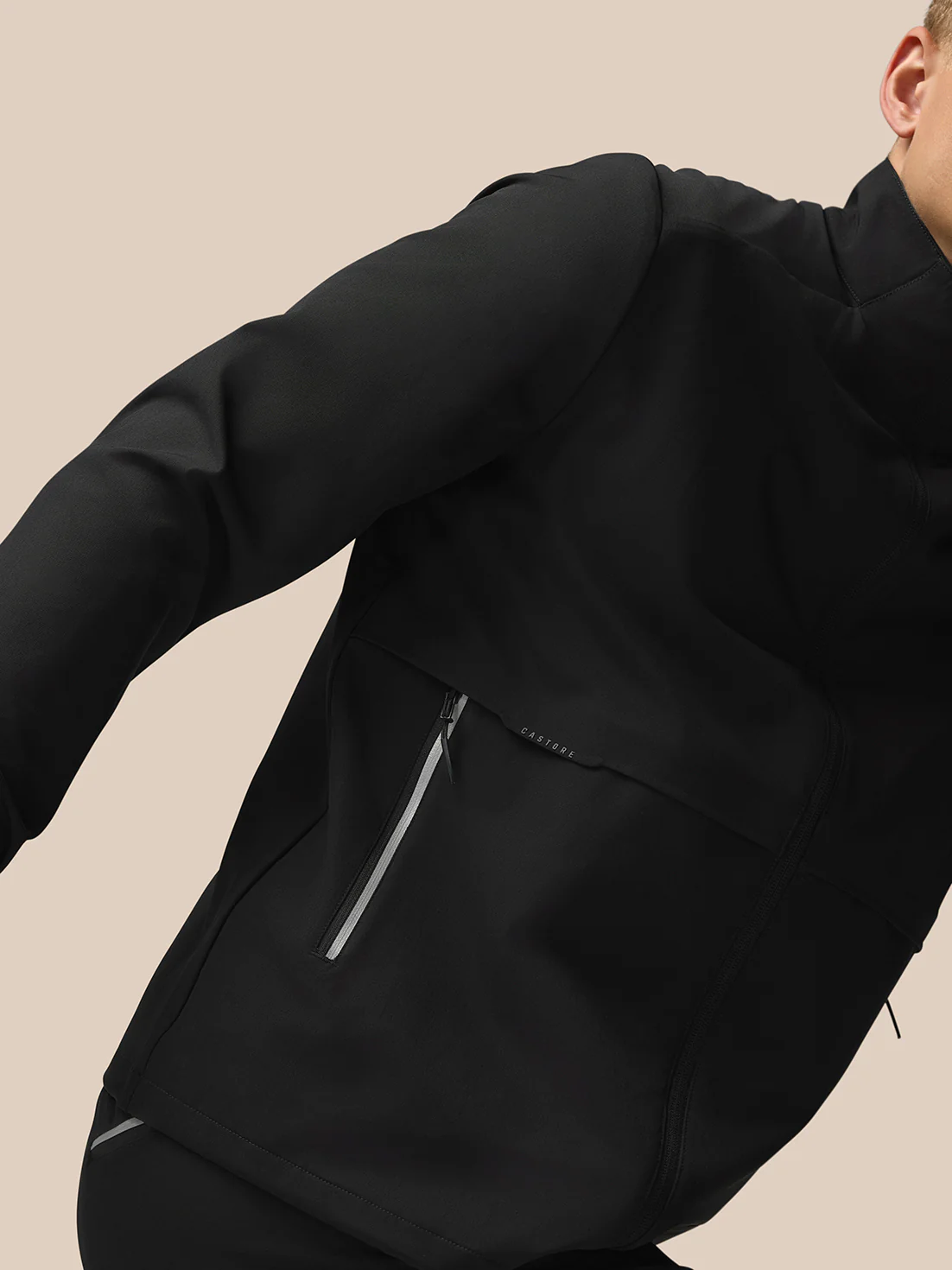 Flex Cargo Jacket - Black - Image 3