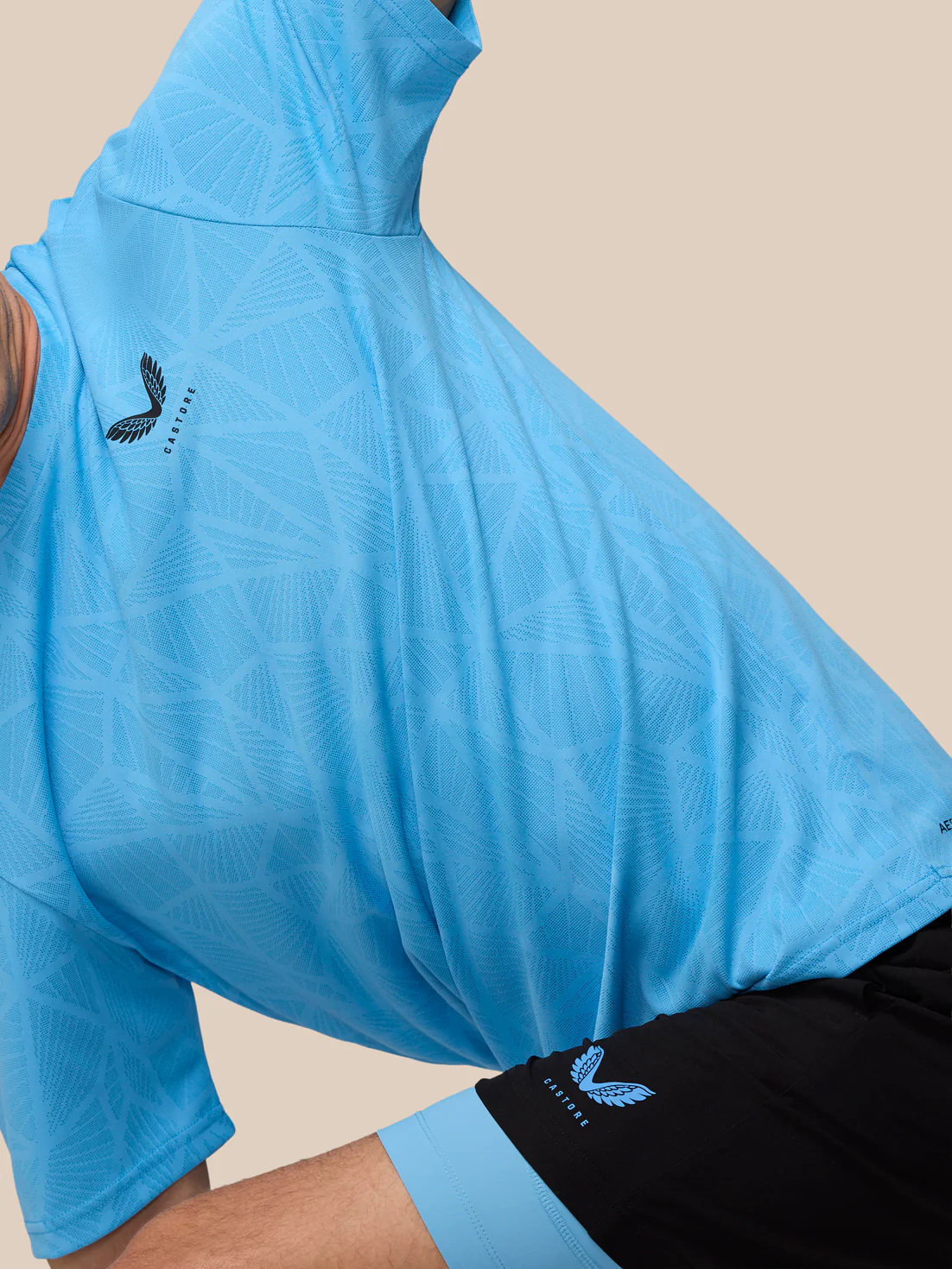 Flow 2-in-1 Shorts - Black/Cool Blue - Image 6