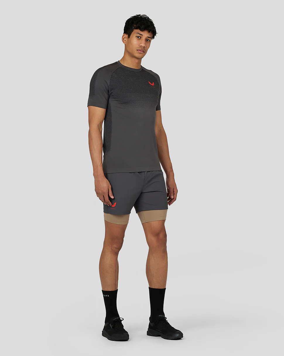 Flow Training Shorts - Gunmetal - Image 2