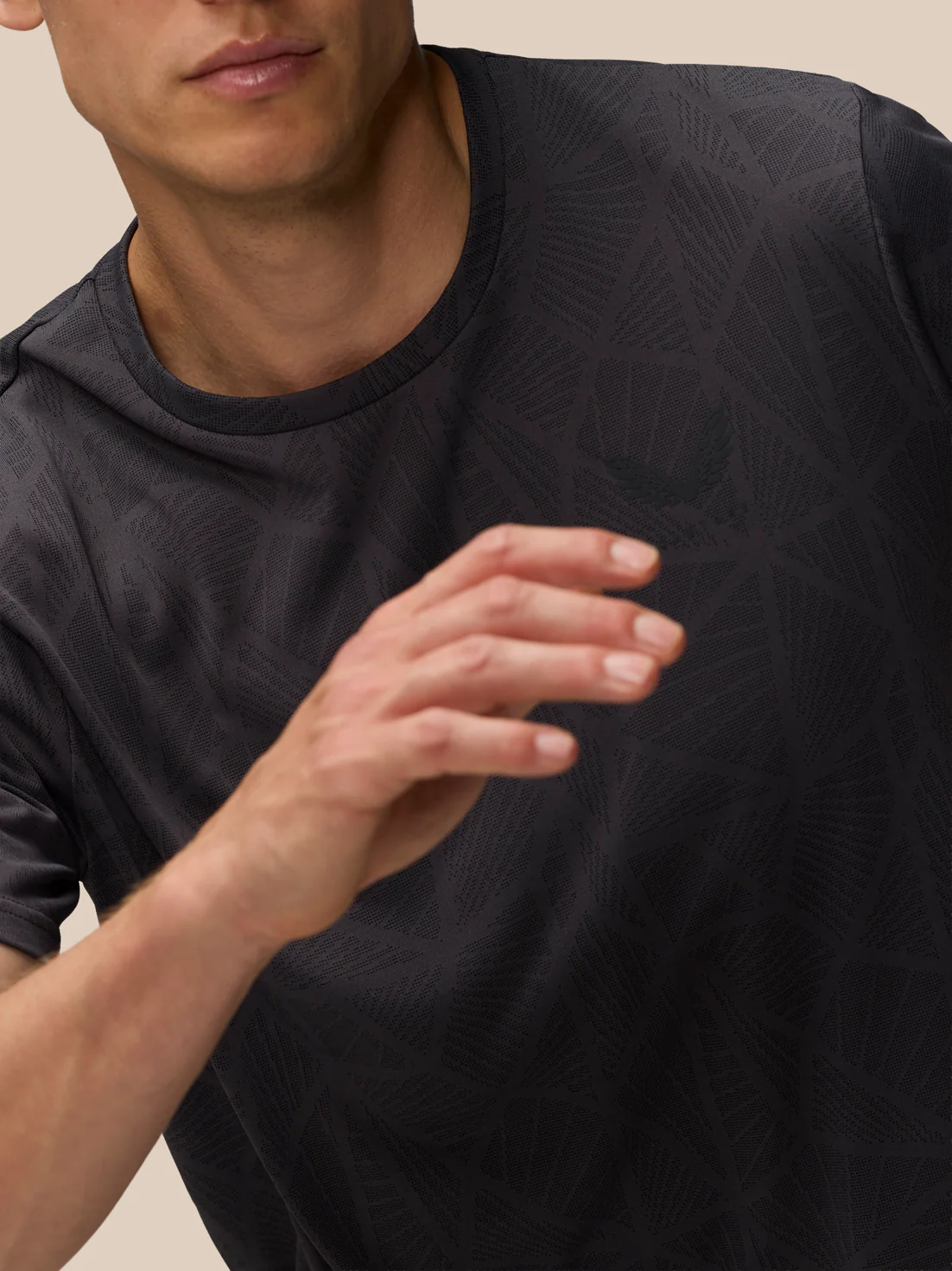 Flow Training Engineered Knit T-Shirt - Black - Image 6