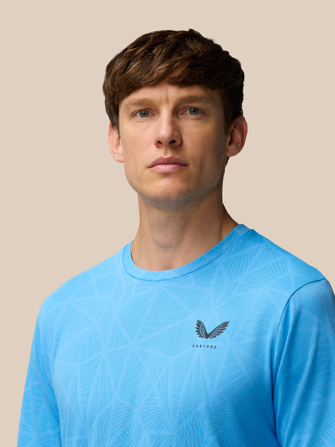 Flow Training Engineered Knit T-Shirt - Cool Blue/Black - Image 4