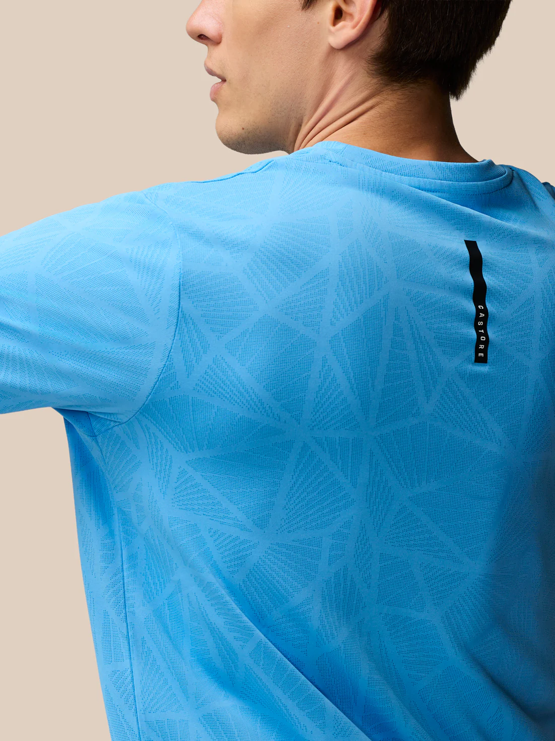 Flow Training Engineered Knit T-Shirt - Cool Blue/Black - Image 6