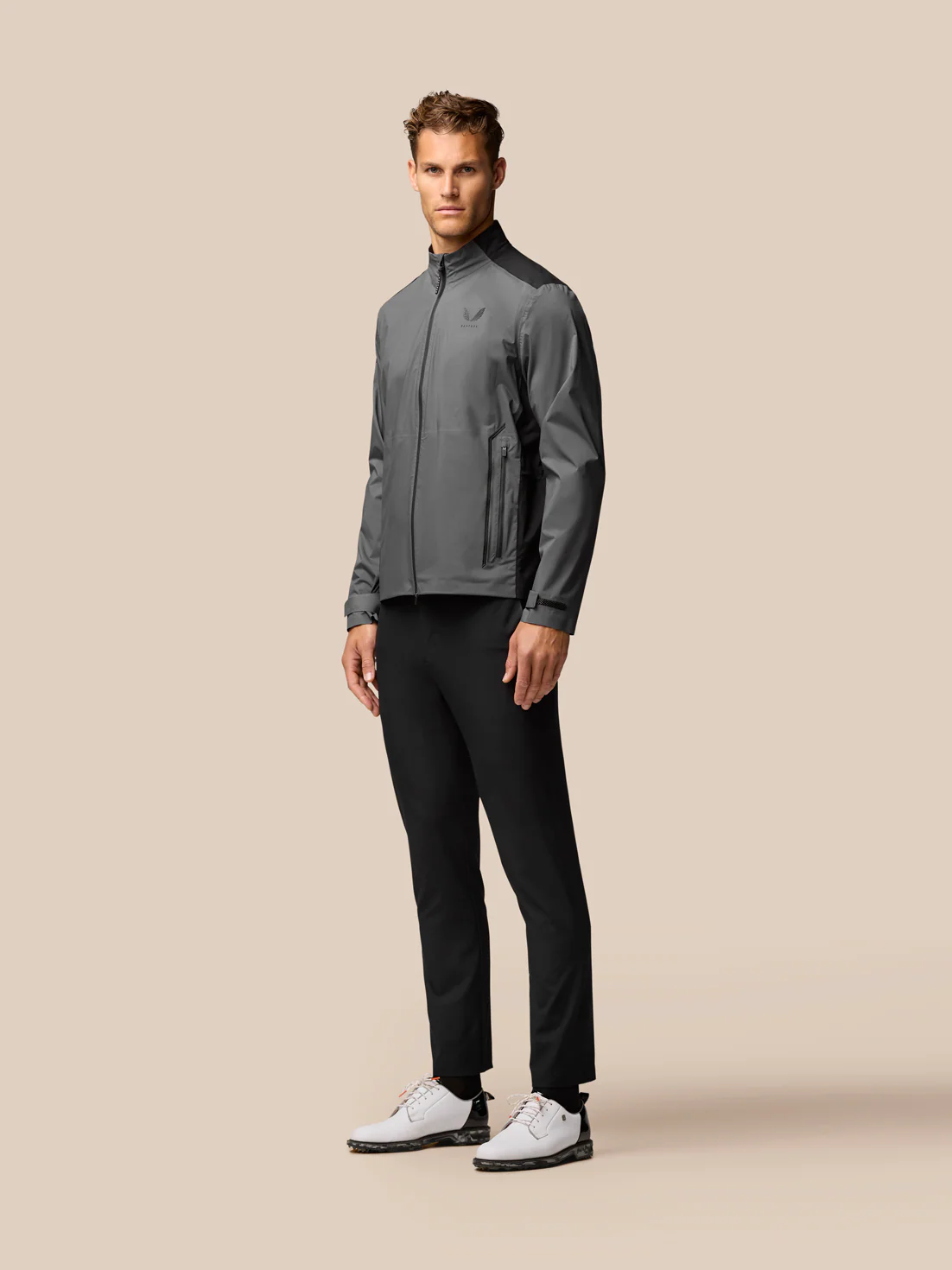 Golf Waterproof Jacket - Gunmetal - Image 3