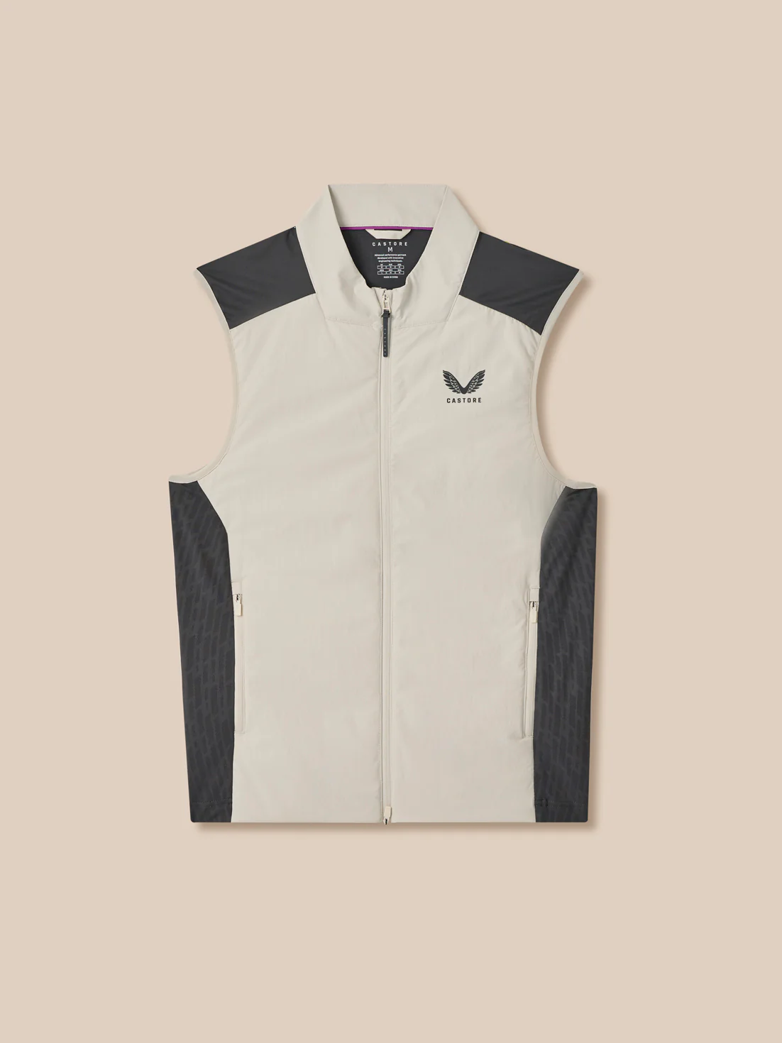 Men’s Golf LVS Hybrid Gilet - Cream - Image 10