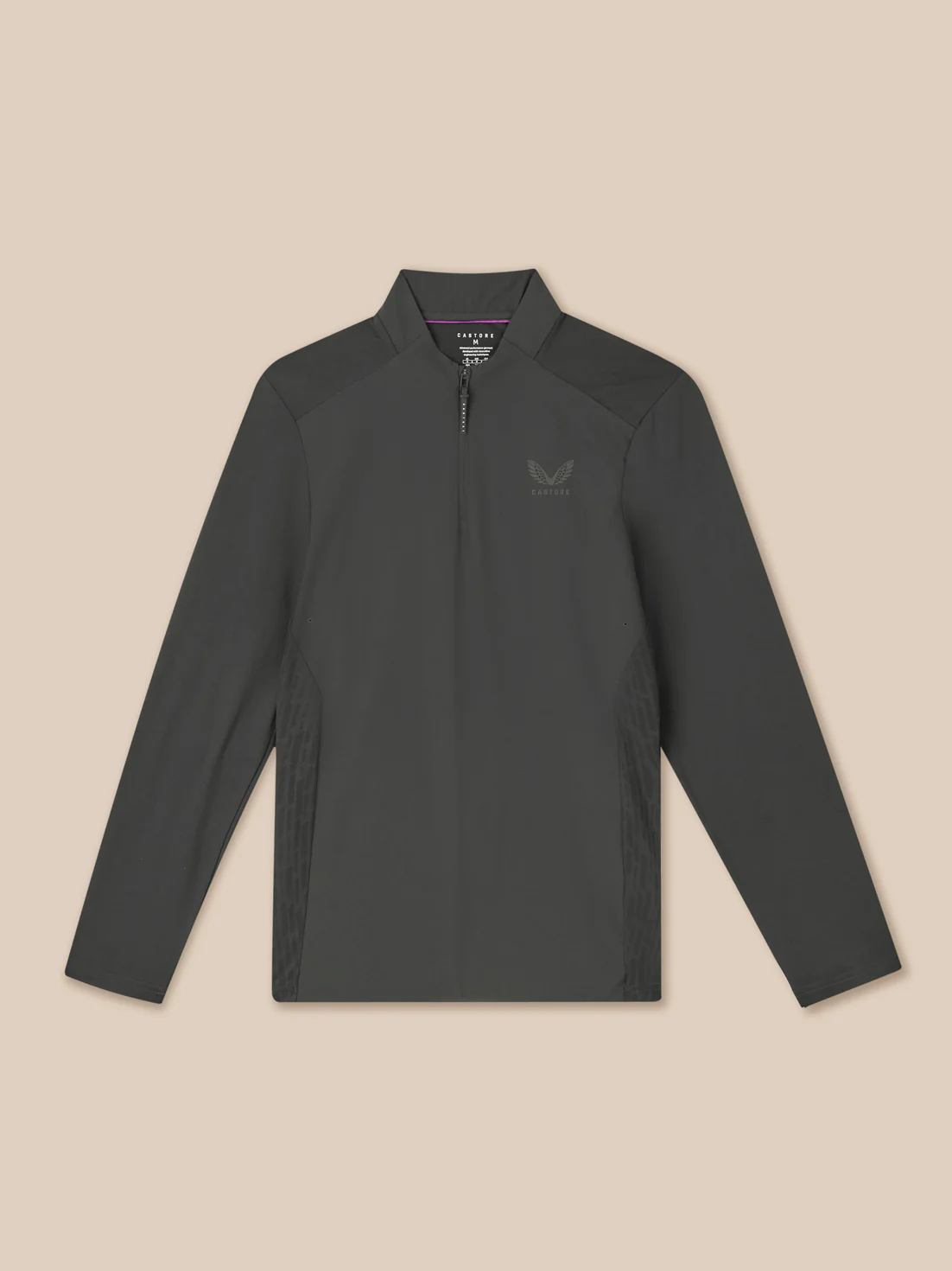 Men’s Golf LVS Quarter Zip Long Sleeve Top - Gunmetal - Image 6