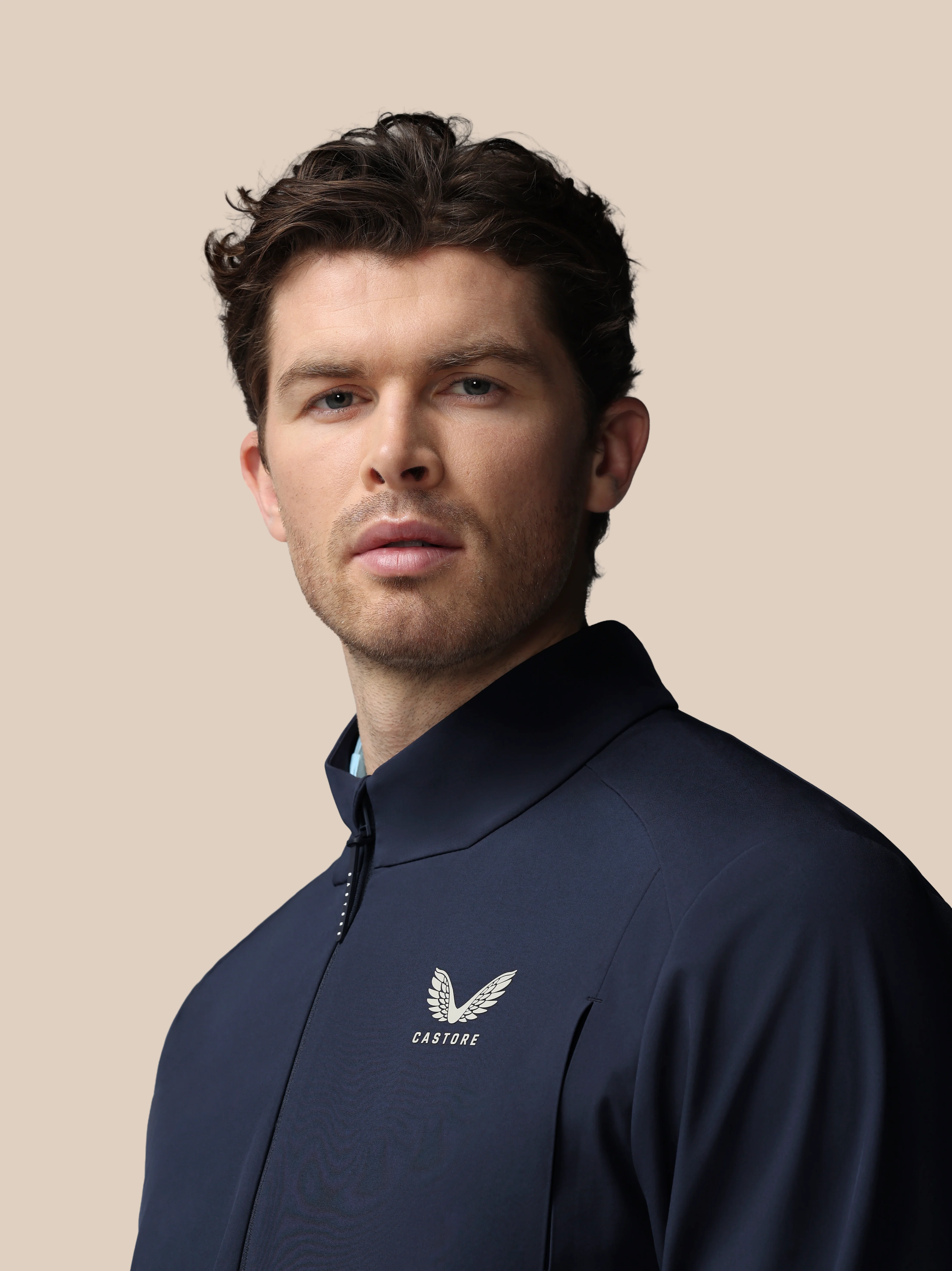 Men’s Golf LVS Woven Jacket - Navy - Image 6