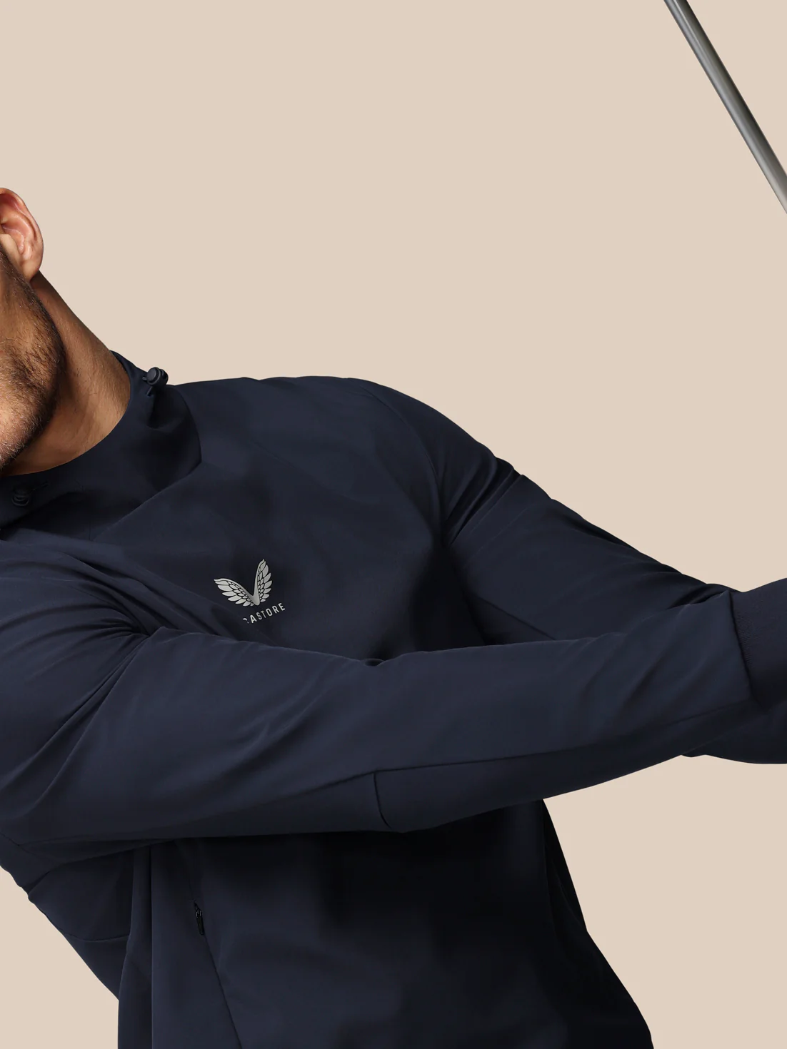Men’s Golf Performance Hoodie - Navy - Image 7