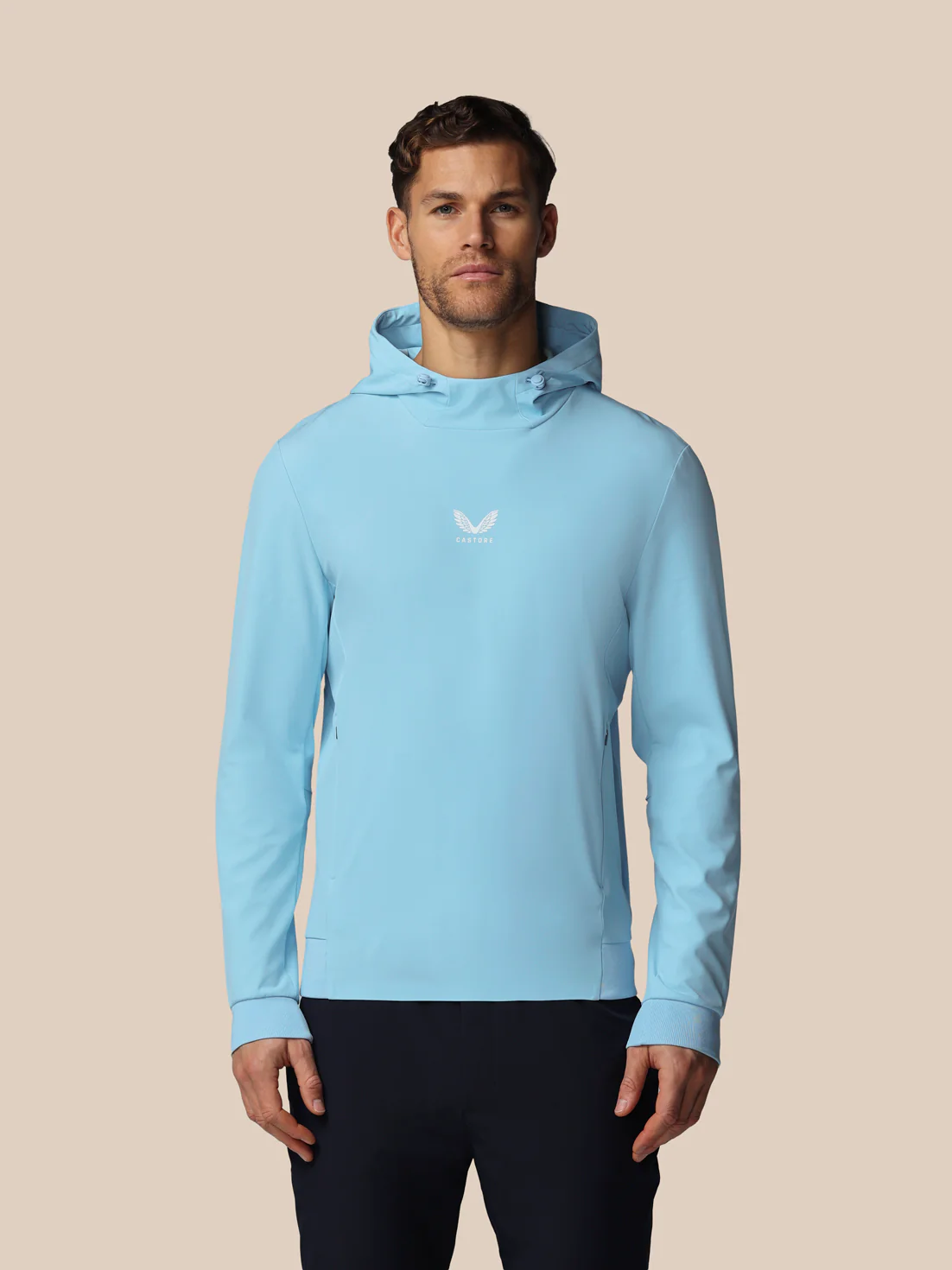 Men’s Golf Performance Hoodie - Blue - Image 4