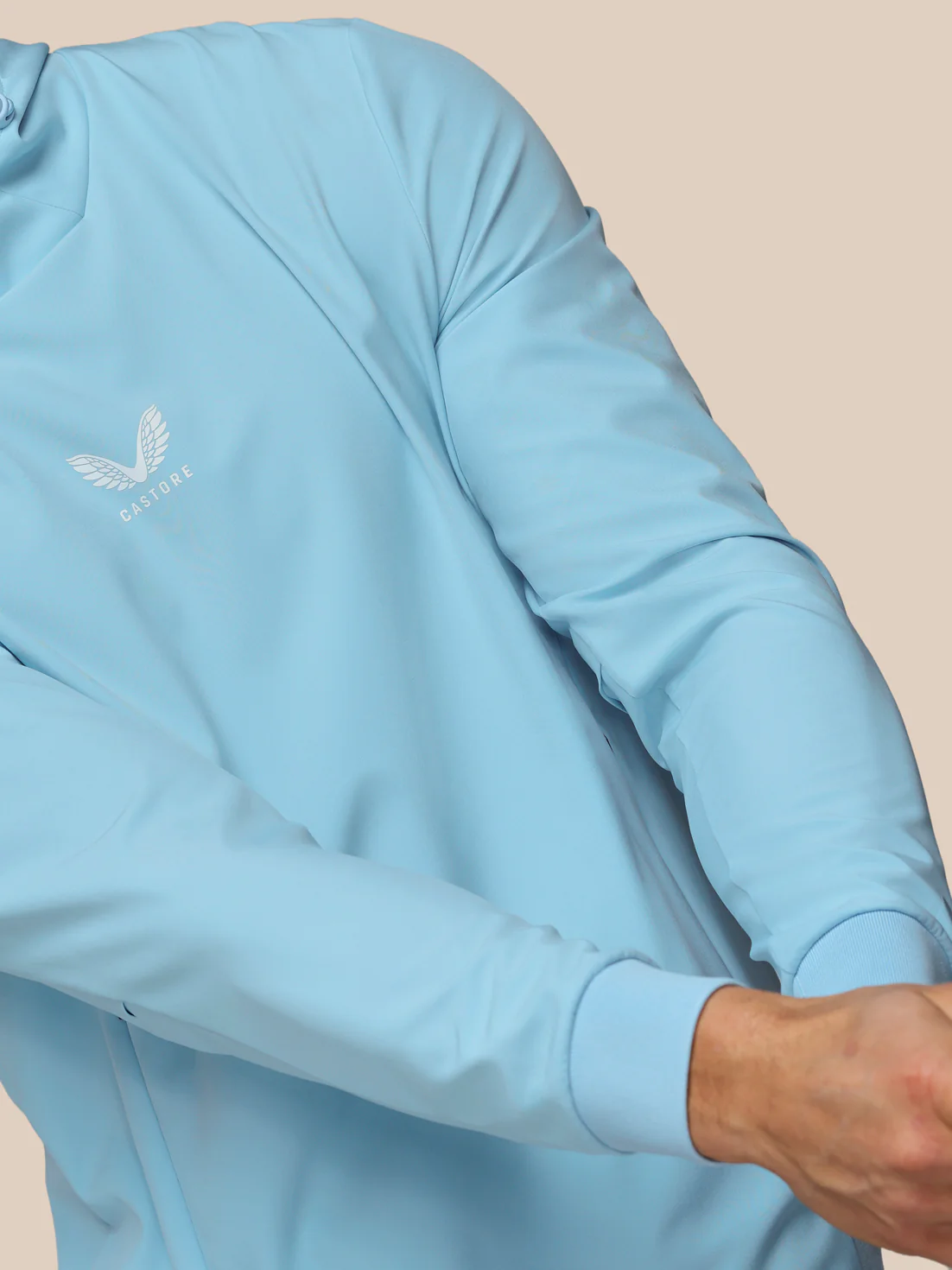 Men’s Golf Performance Hoodie - Blue - Image 8