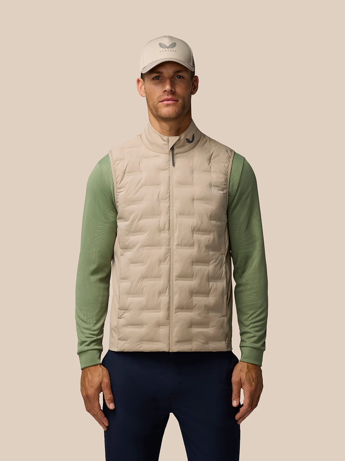 Golf Pinnacle Gilet - Mushroom - Image 3