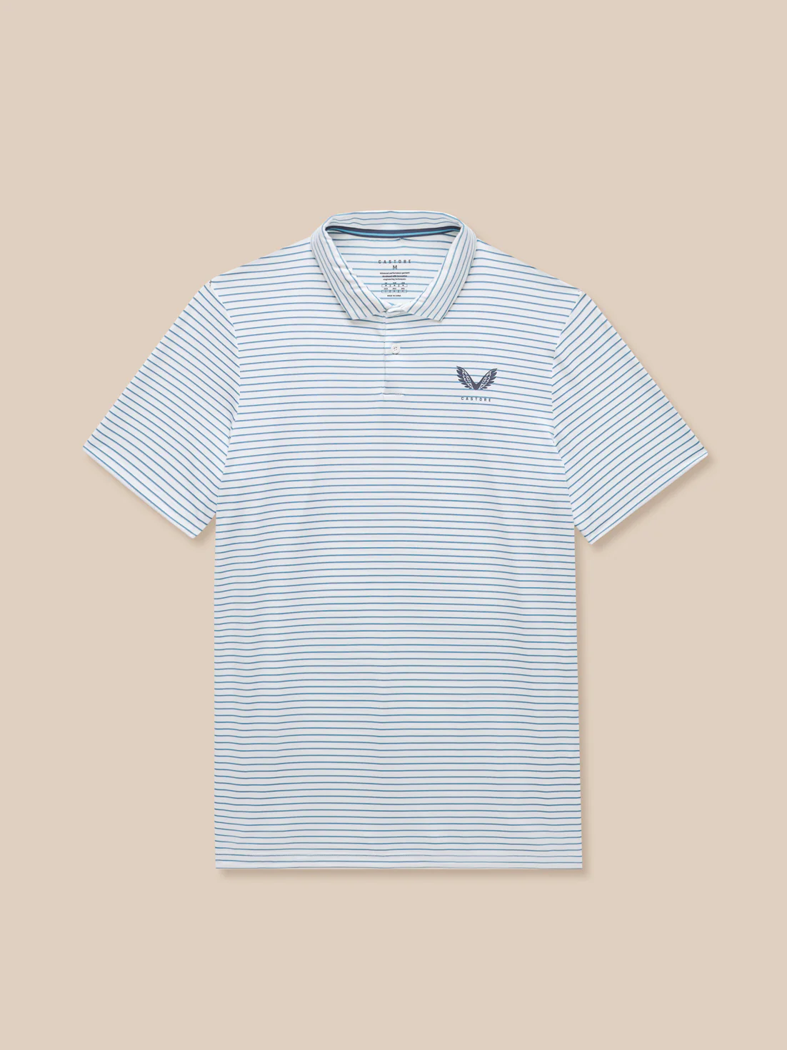 Club Golf Stripe Polo - White - Image 7