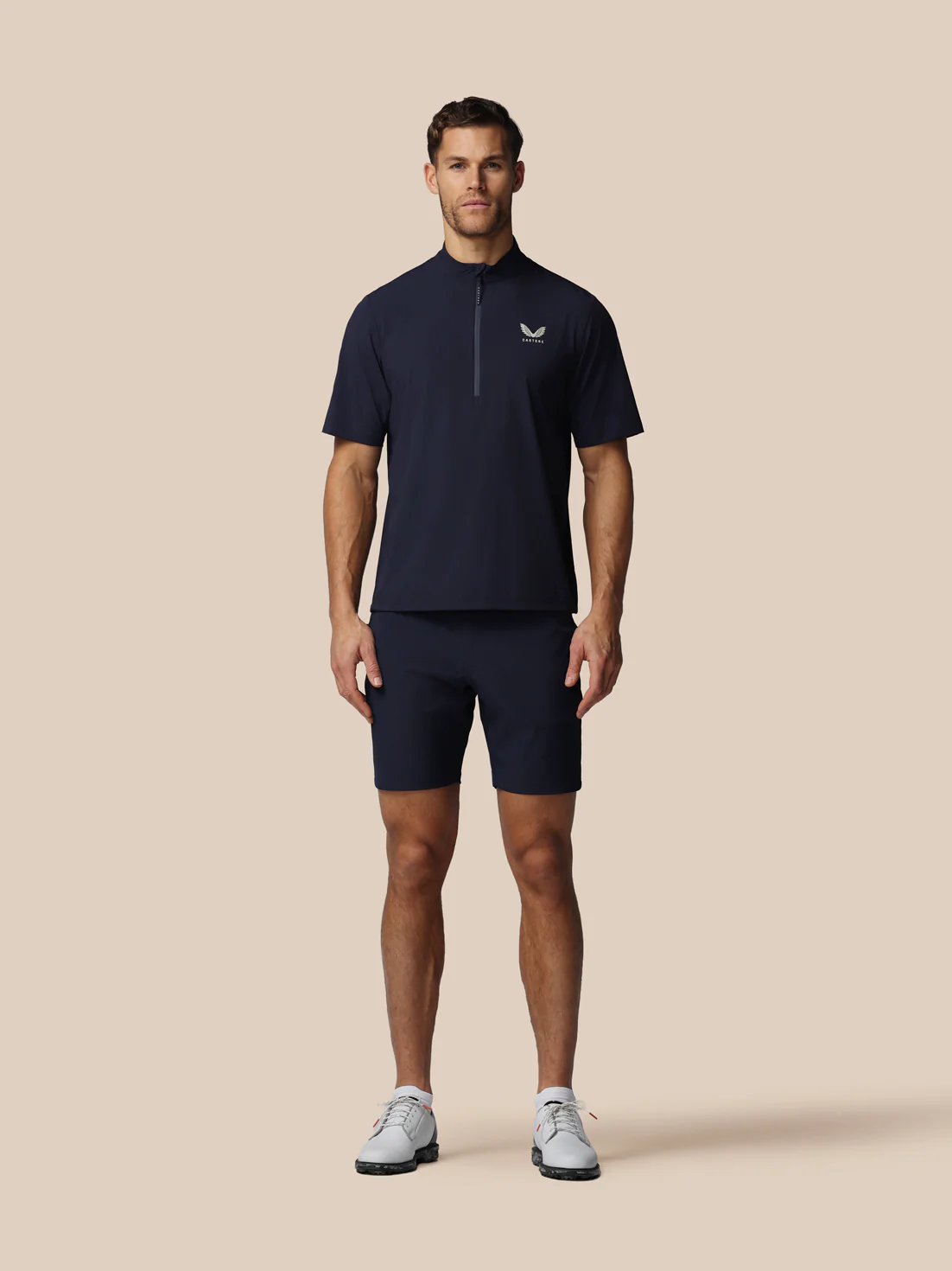 Men’s Golf Short Sleeve Movement Top - Navy - Image 4