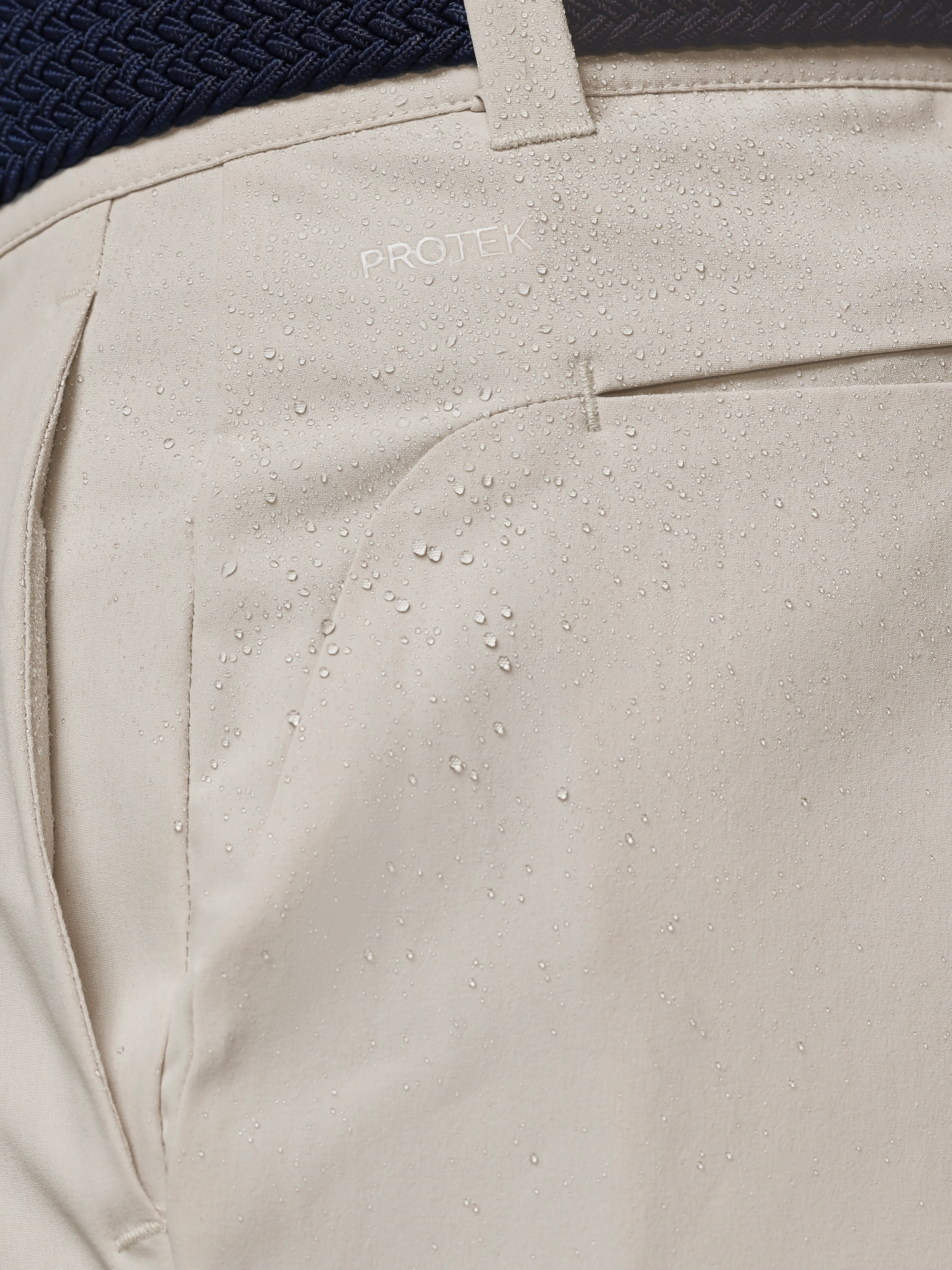 Men’s Golf Shorts - Cream - Image 6