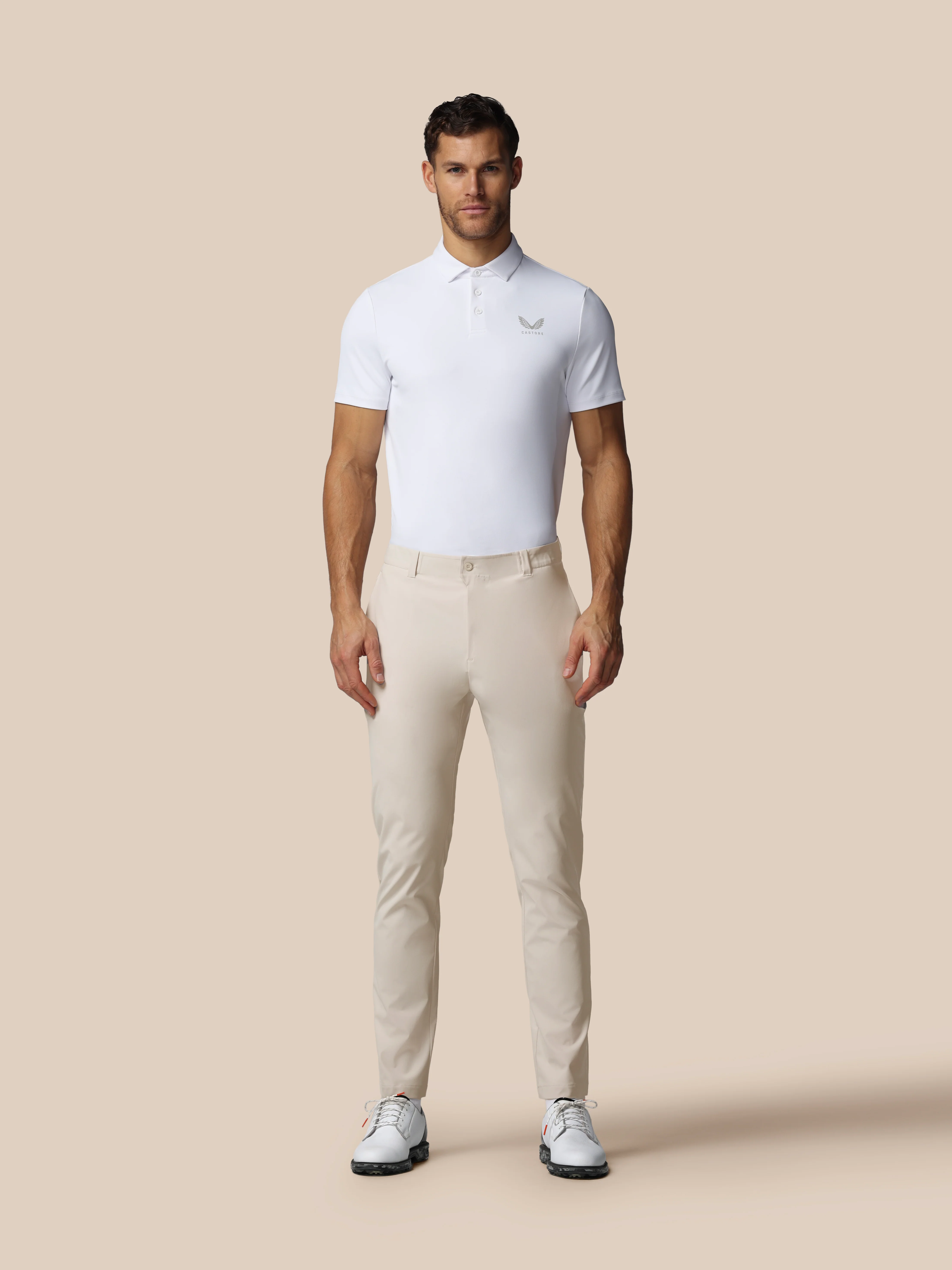Men’s Golf Trousers - Cream