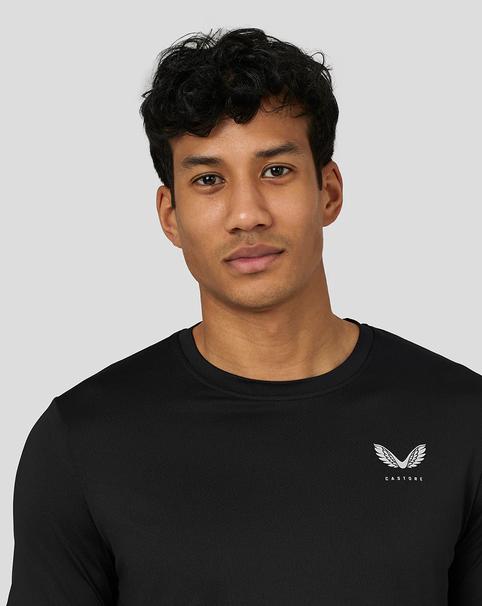 Men’S Active Short Sleeve Performance T-Shirt - Black - Image 3