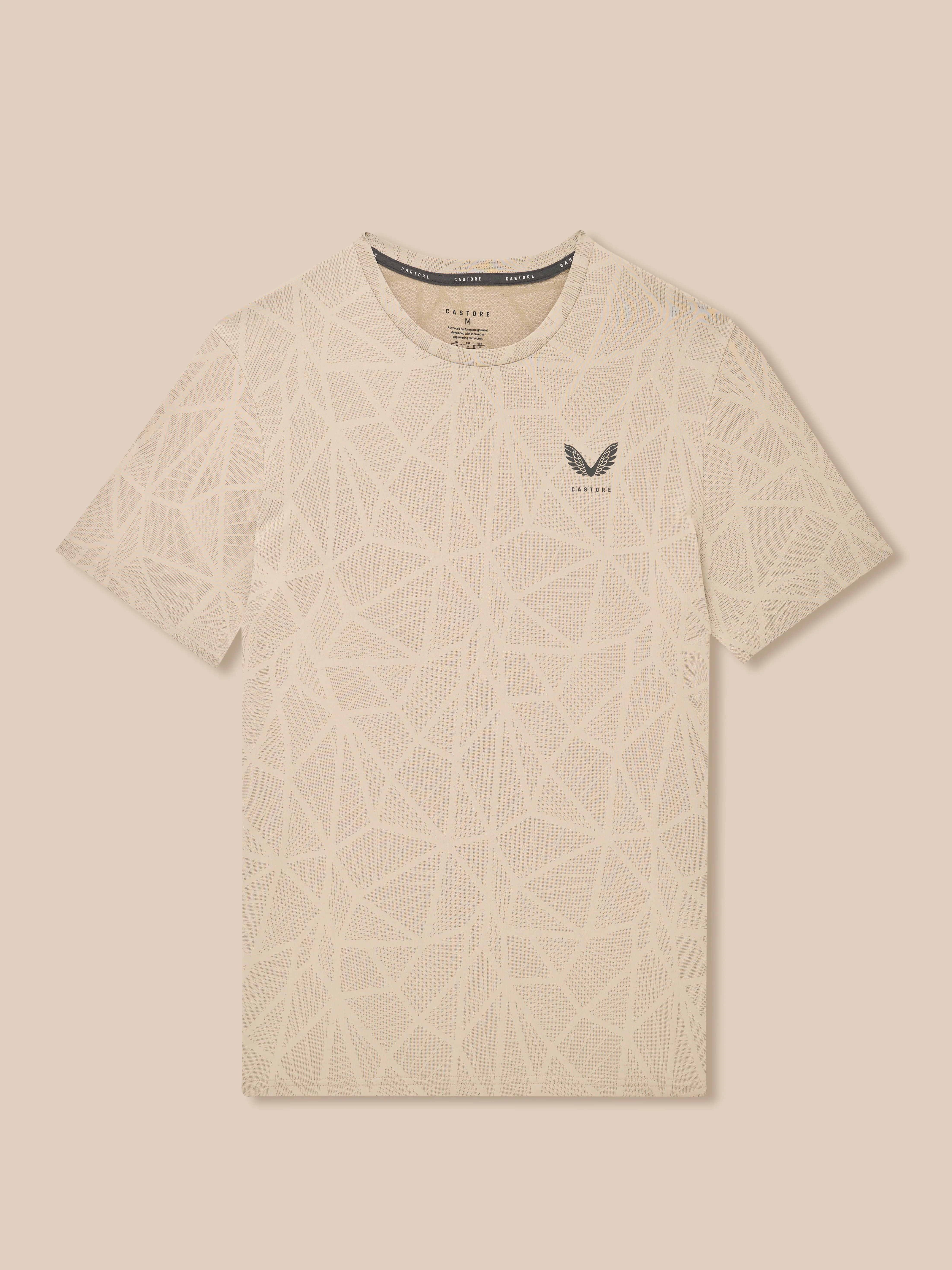 Flow Training Engineered Knit T-Shirt - Mushroom/Black - Image 8