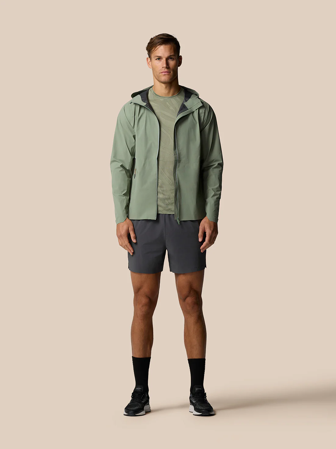 Zone Training LVS Jacket - Thyme/Black Reflective - Image 3