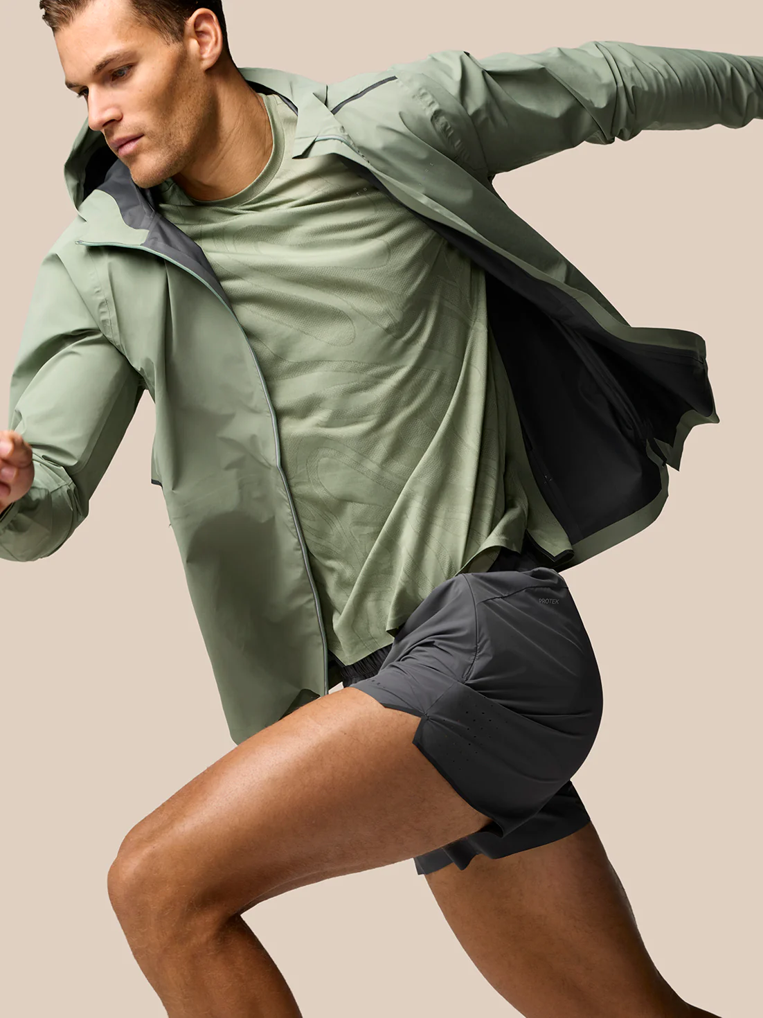 Zone Training LVS Jacket - Thyme/Black Reflective - Image 5