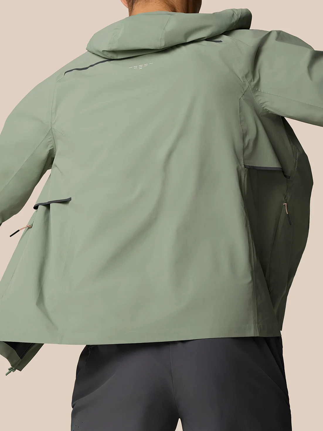 Zone Training LVS Jacket - Thyme/Black Reflective - Image 6