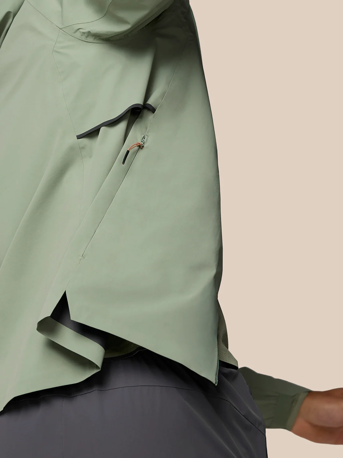 Zone Training LVS Jacket - Thyme/Black Reflective - Image 7