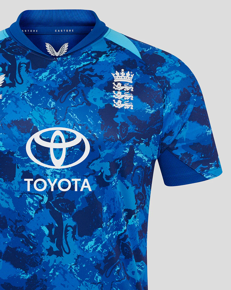 England Cricket Odi Men's Short Sleeve Shirt 25/26 - Image 4