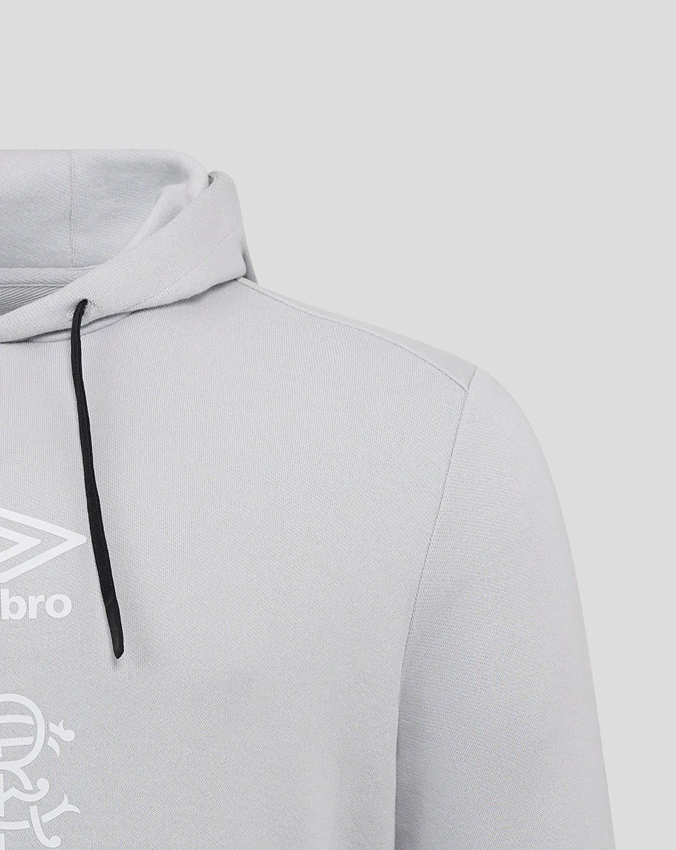 Rangers Men's 25/26 Presentation Logo Hoodie - Microchip - Image 3