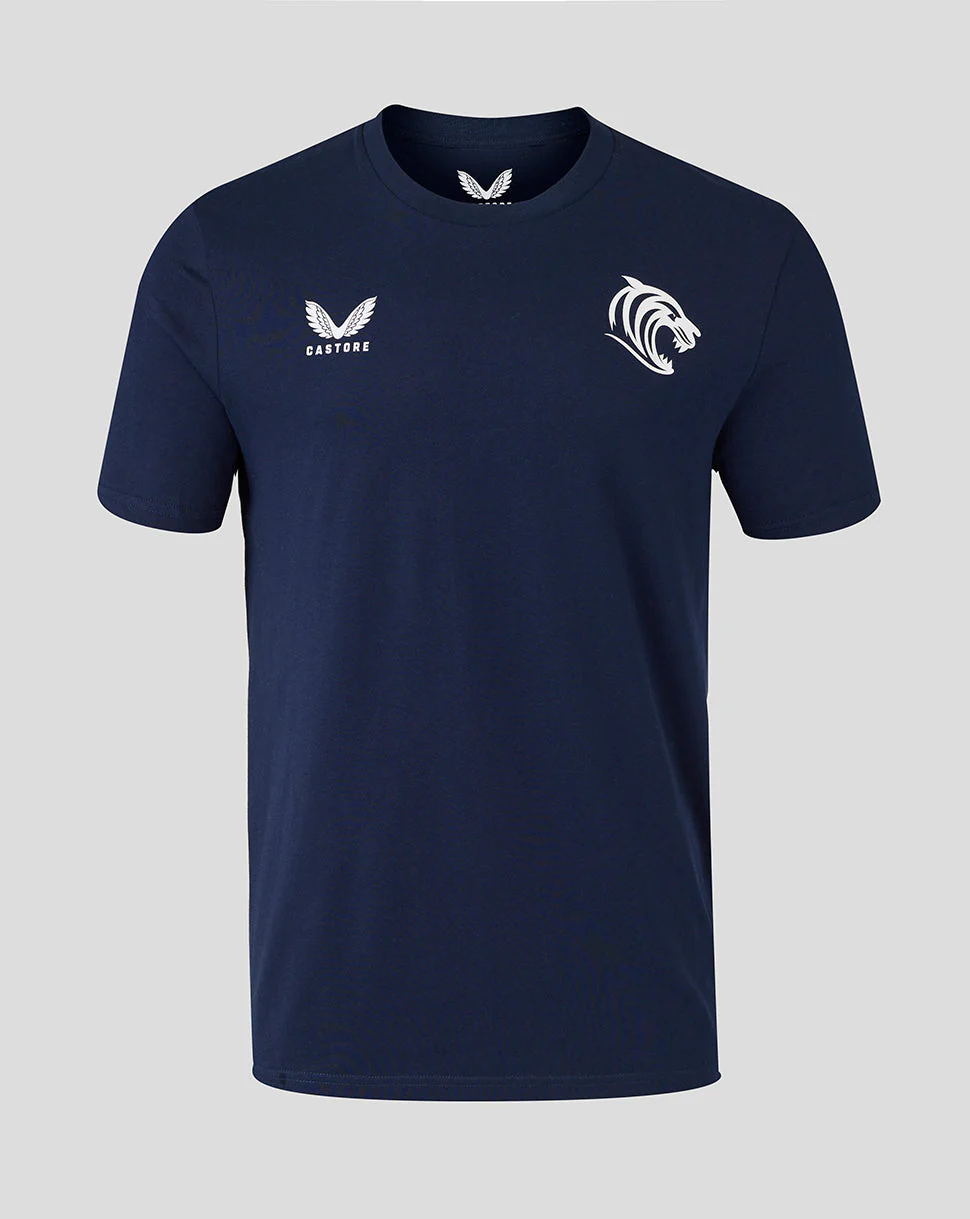 Leicester Tigers Men's 25/26 Travel Cotton T-Shirt