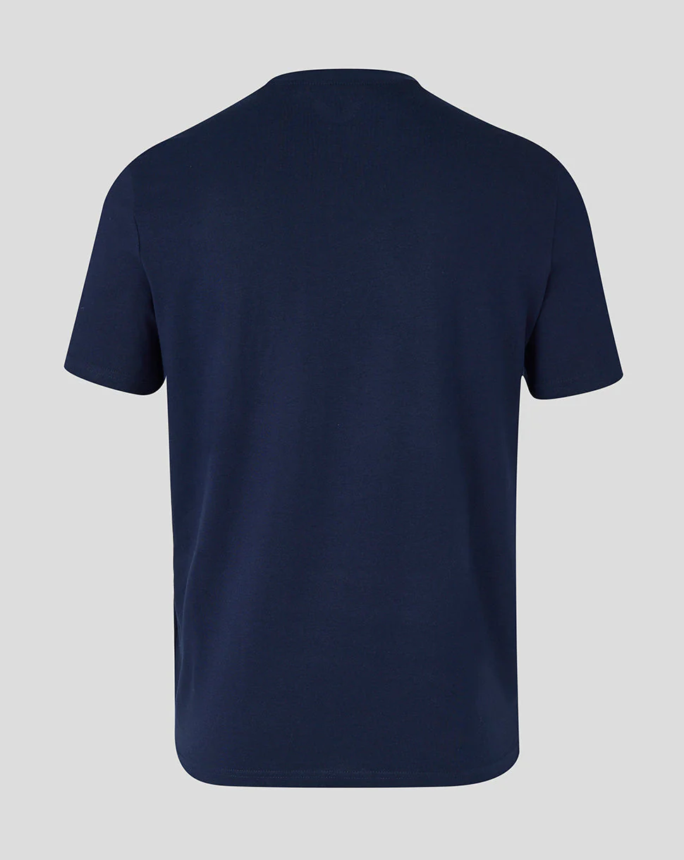 Leicester Tigers Men's 25/26 Travel Cotton T-Shirt - Image 4