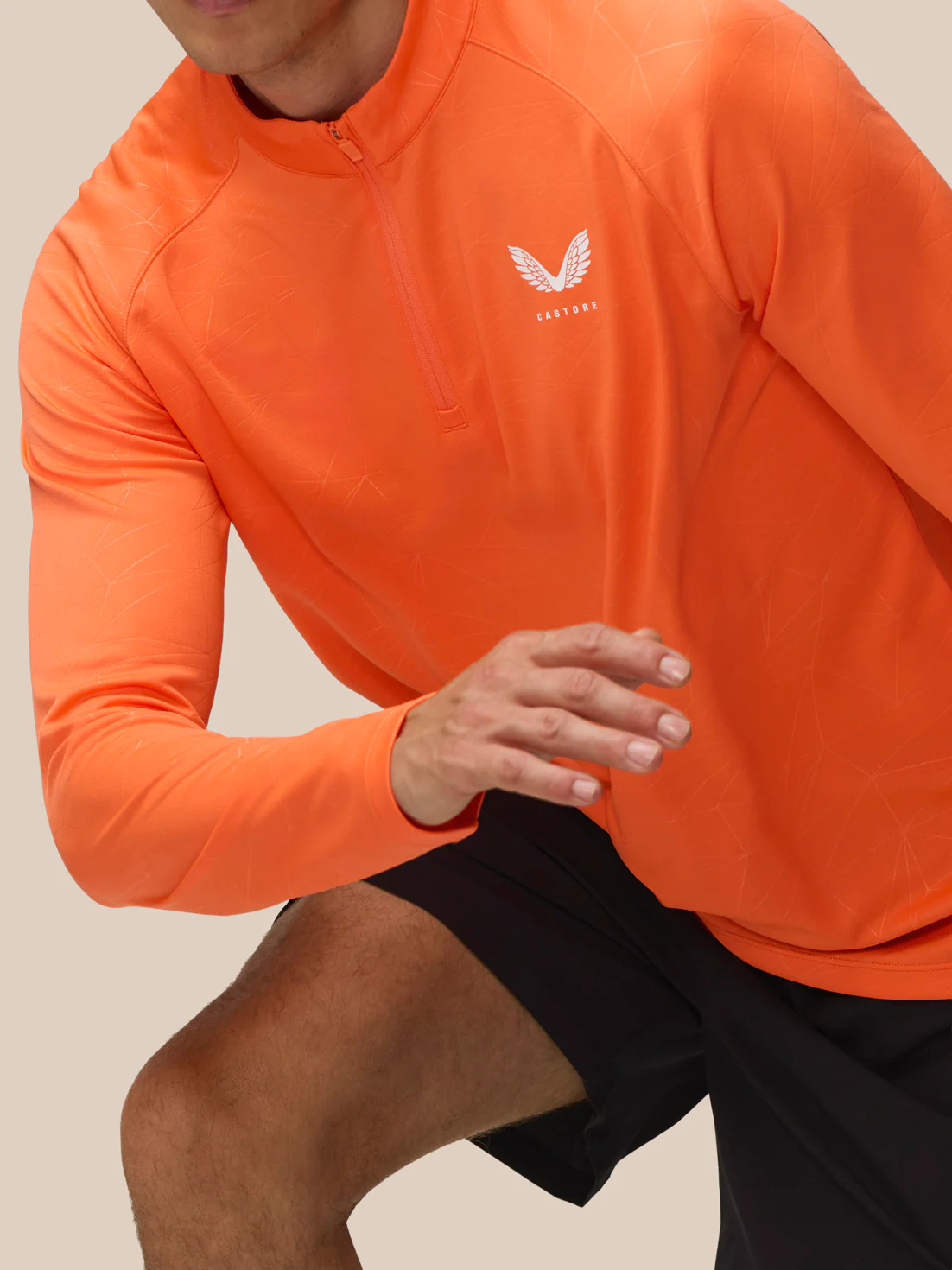 Adapt Training 1/4 Zip Top - Orange - Image 6