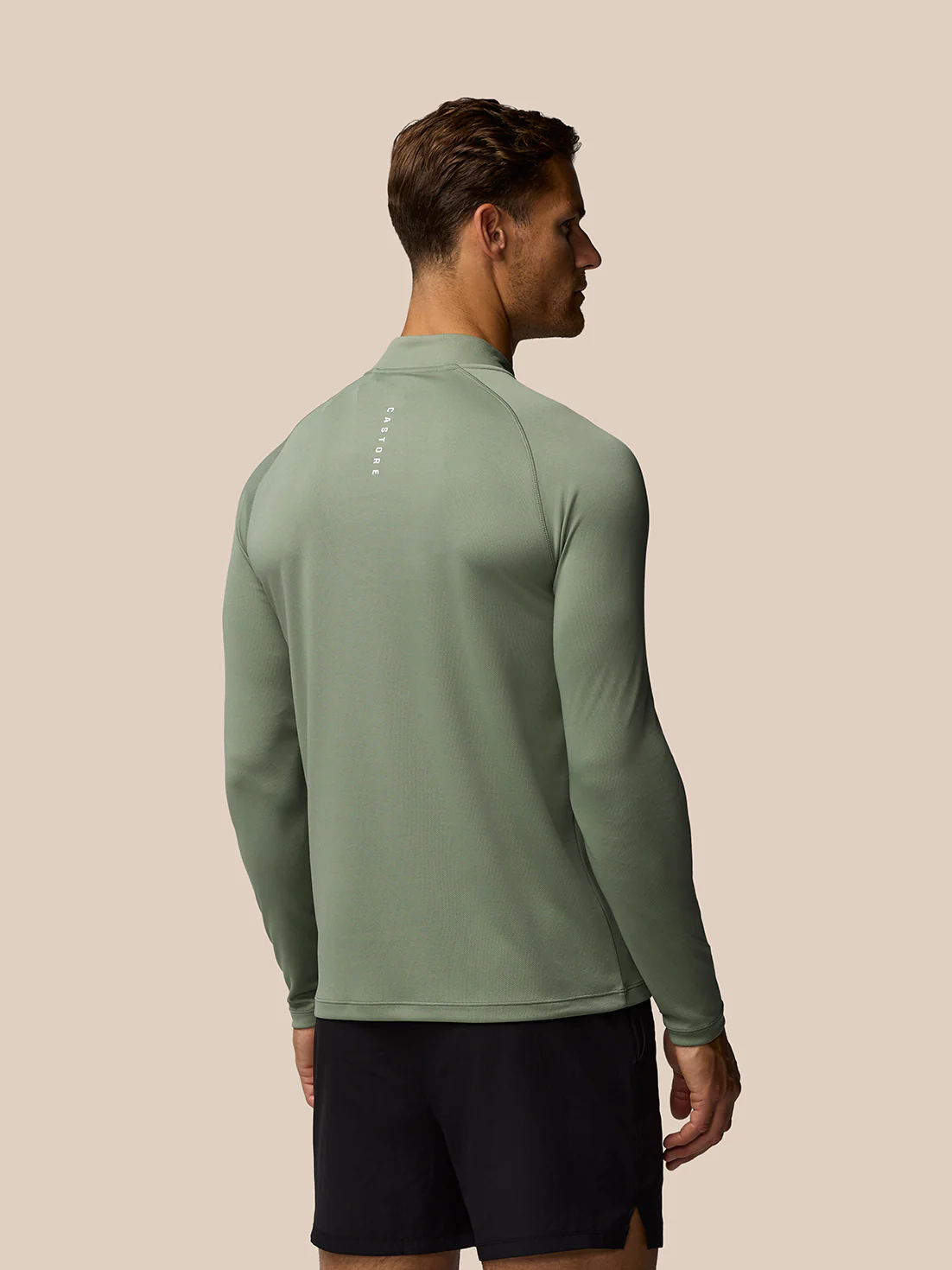 Adapt Training 1/4 Zip Top - Thyme/Mint - Image 3