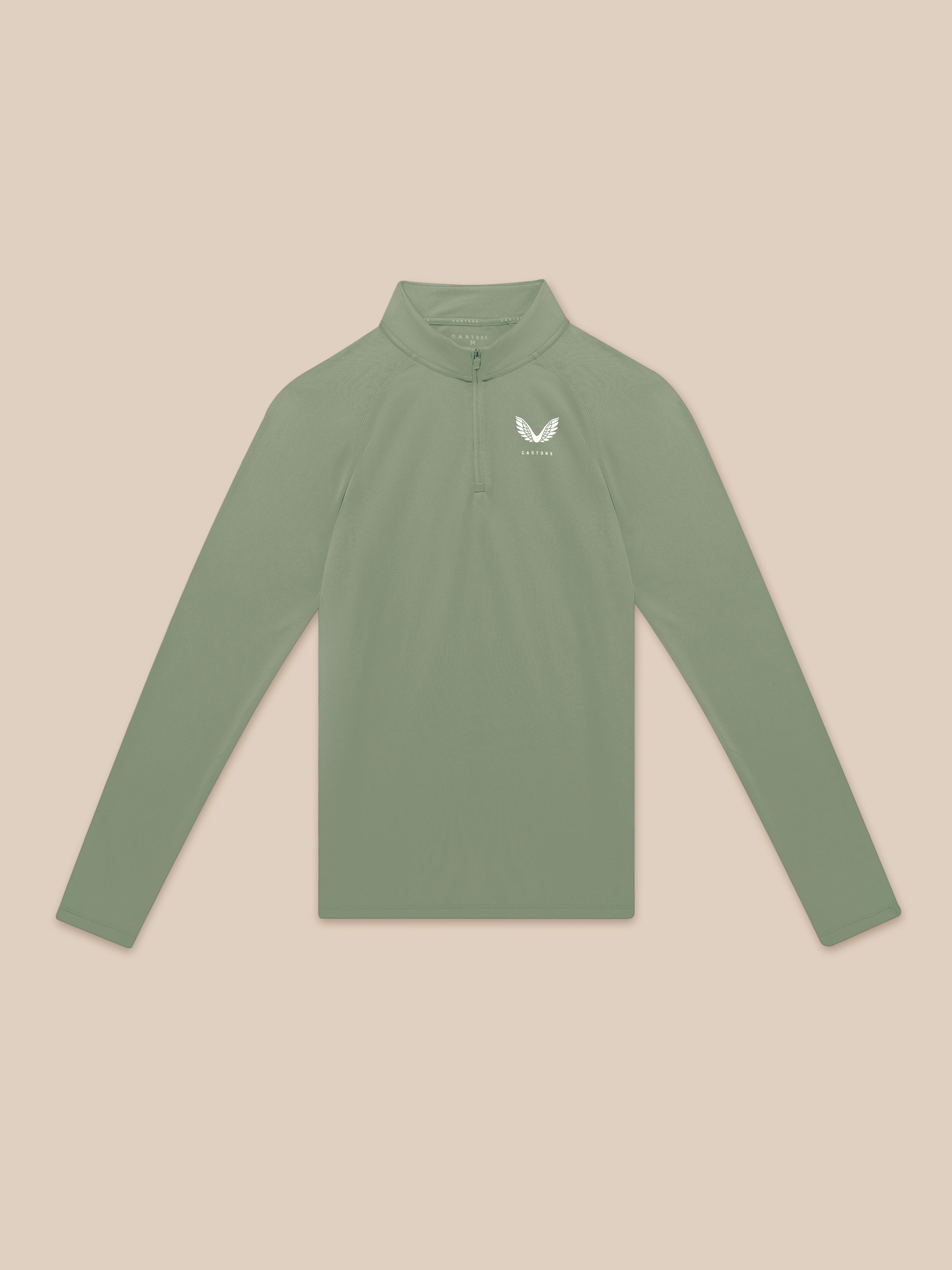 Adapt Training 1/4 Zip Top - Thyme/Mint - Image 8