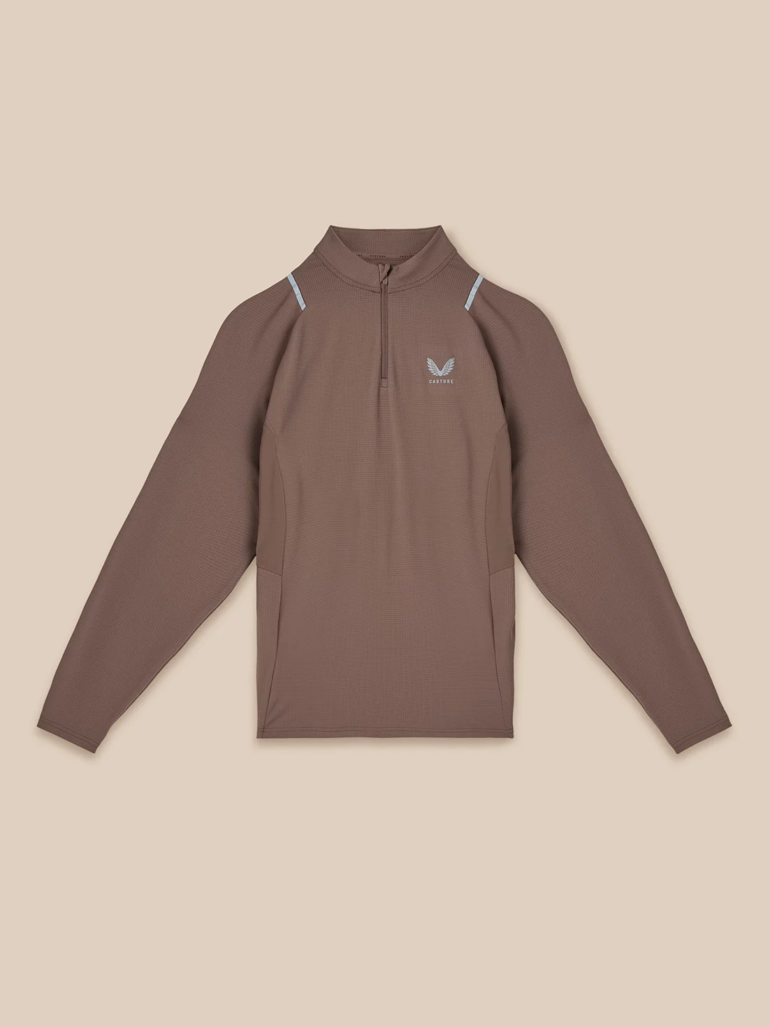 Men's Apex Training 1/4 Zip Top - Deep Taupe - Image 9