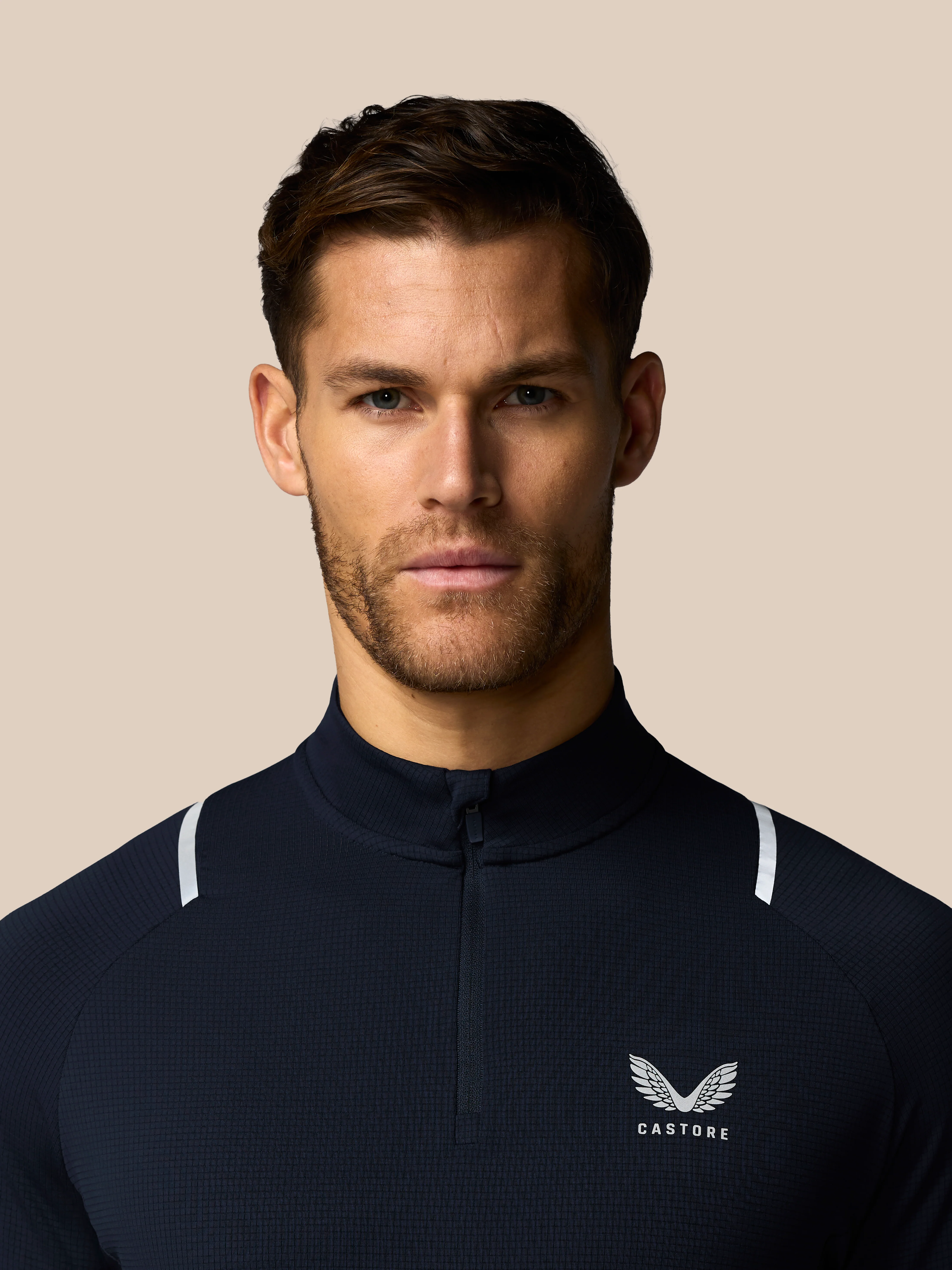Men's Apex Training 1/4 Zip Top - Navy - Image 5