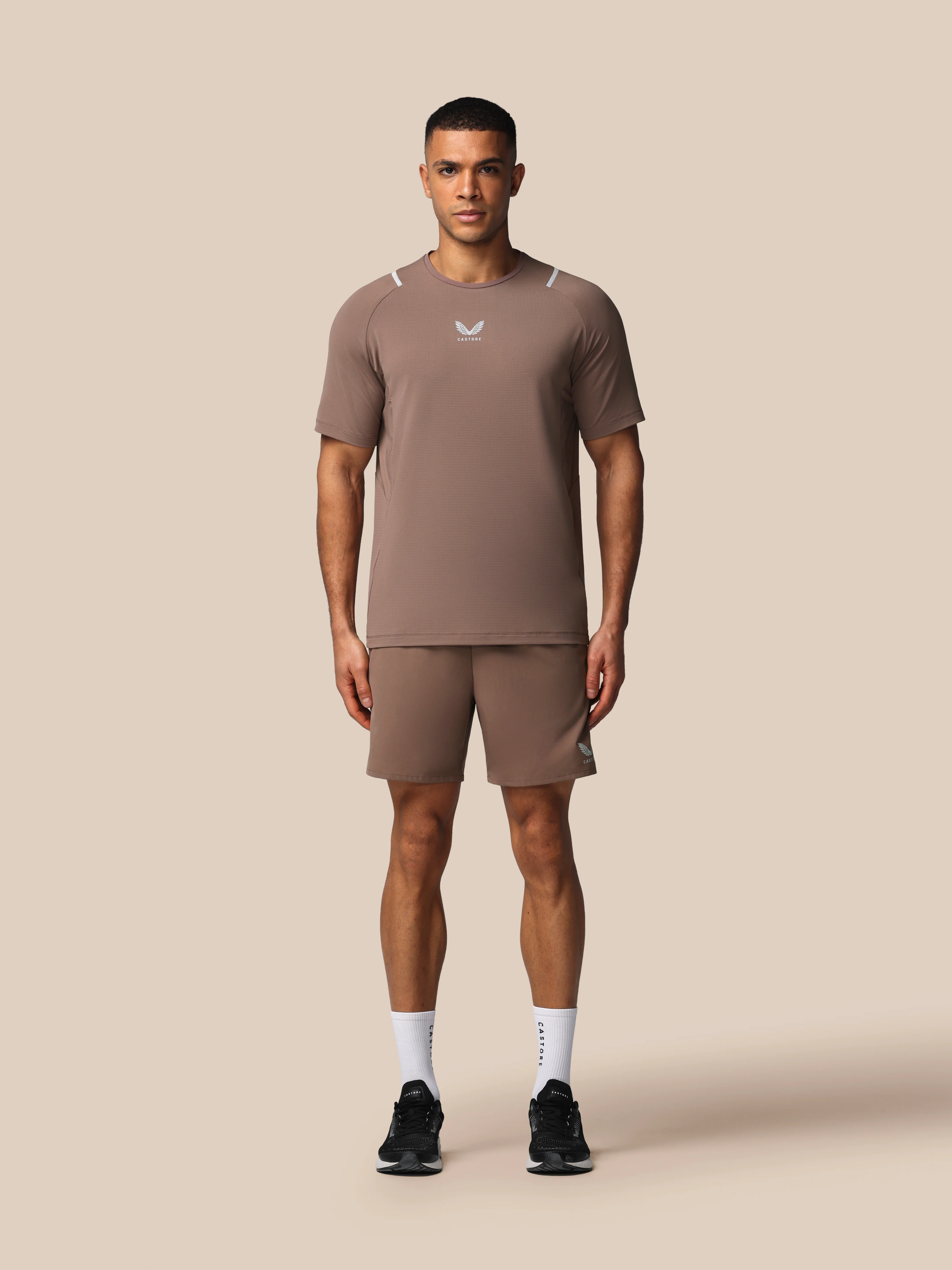 Men's Apex Training T-Shirt - Deep Taupe - Image 3