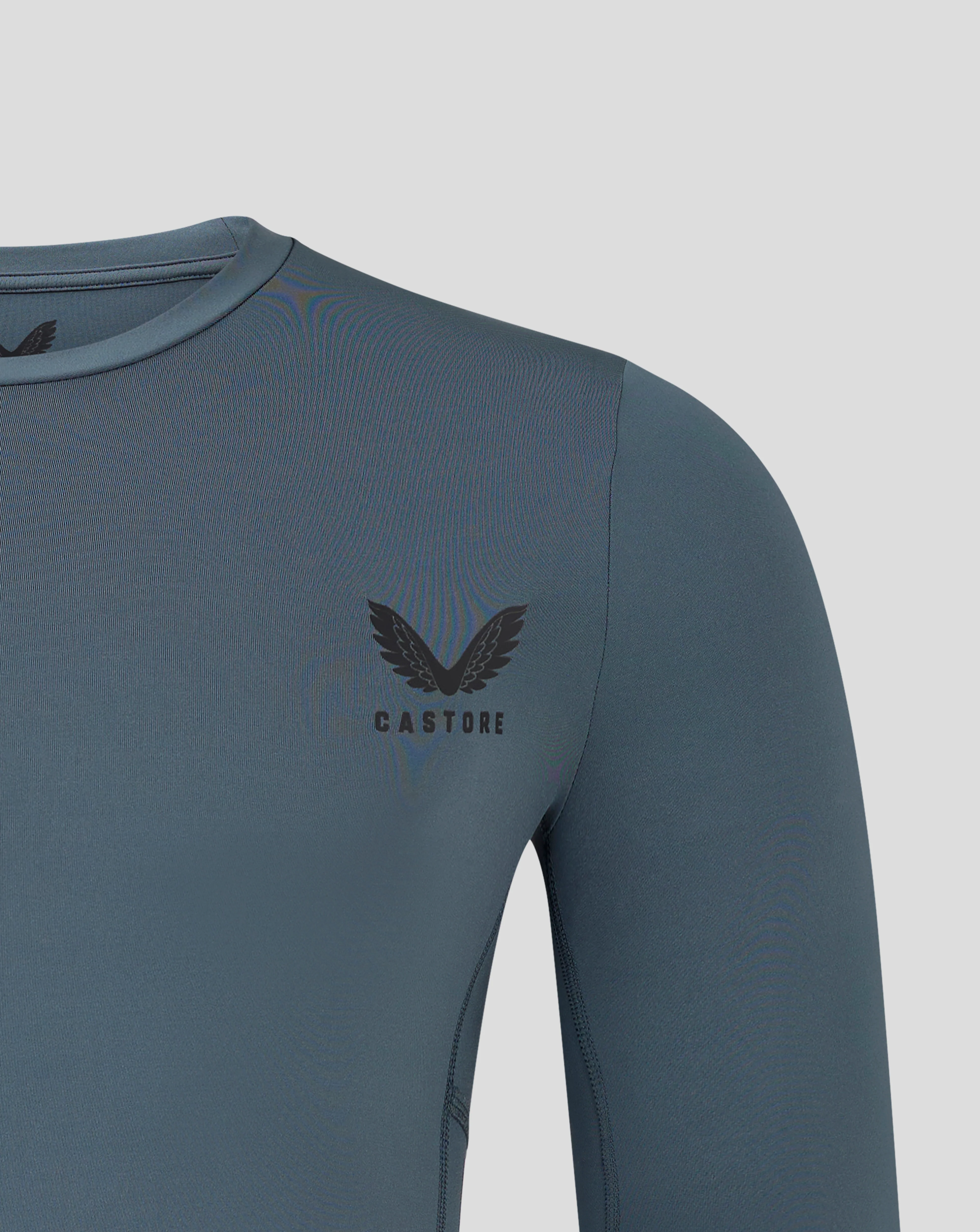 Mens Baselayer Long Sleeve Top - Dark Slate - Image 3