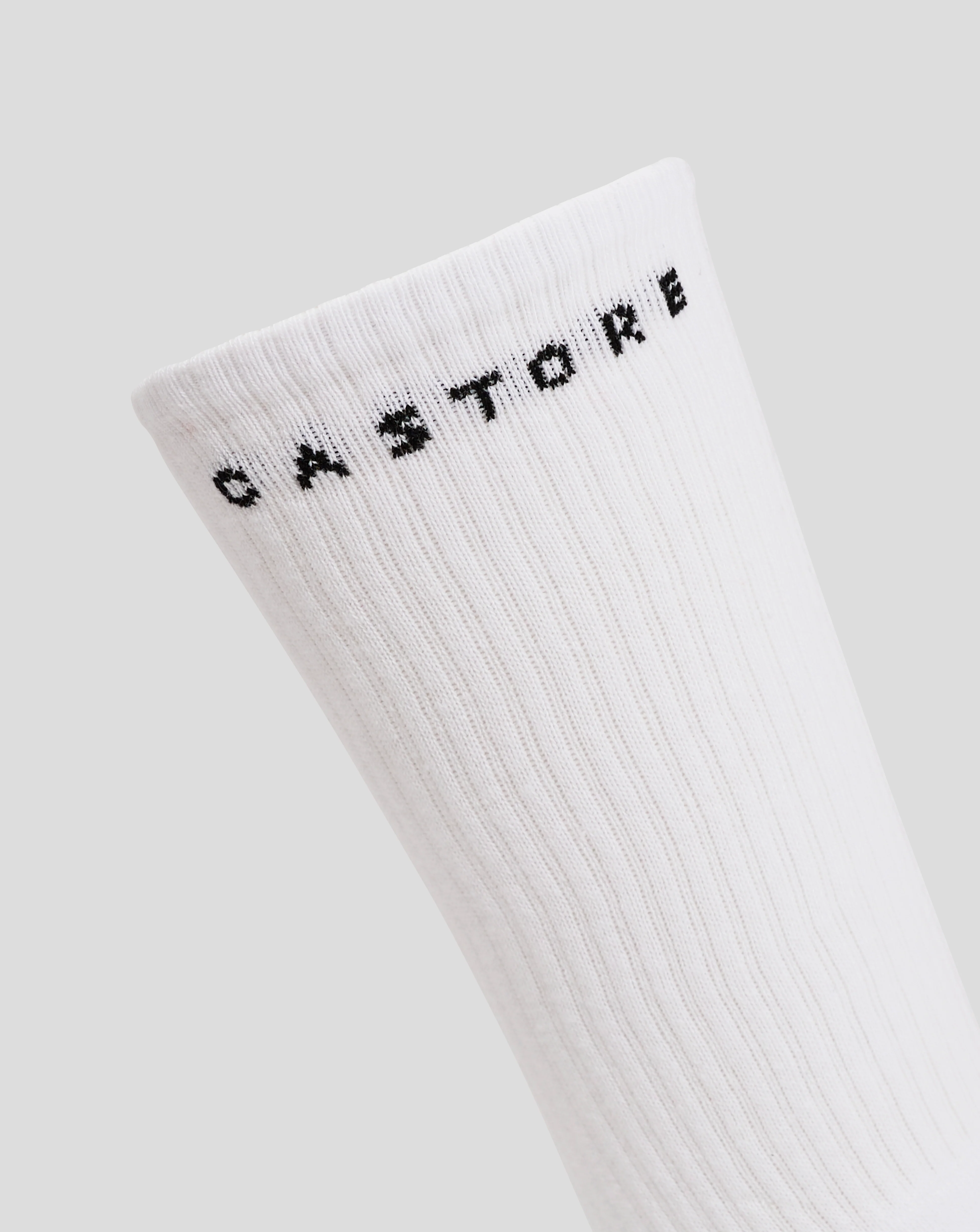 Mens Basic Crew Sock 2pk - WHITE - Image 2