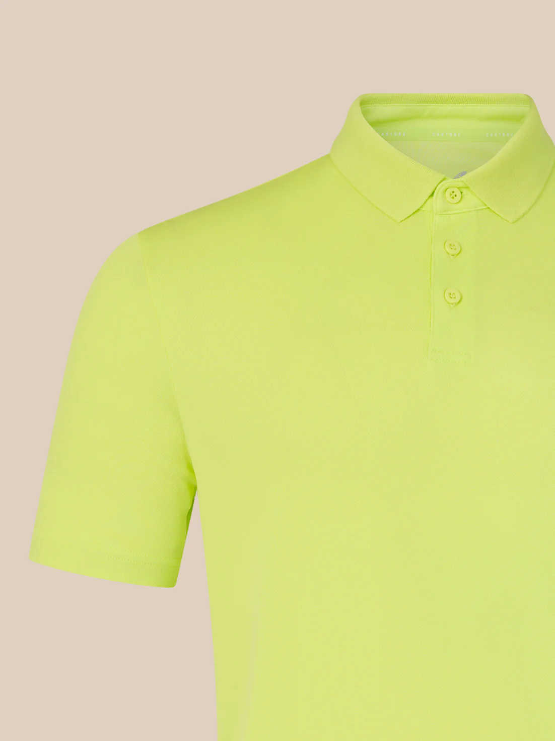 Men's Core Golf Polo - Sunny Lime - Image 3