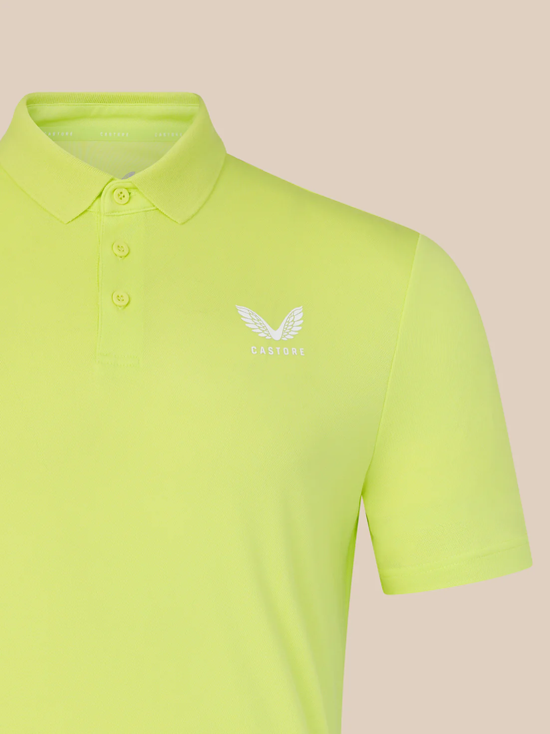 Men's Core Golf Polo - Sunny Lime - Image 4