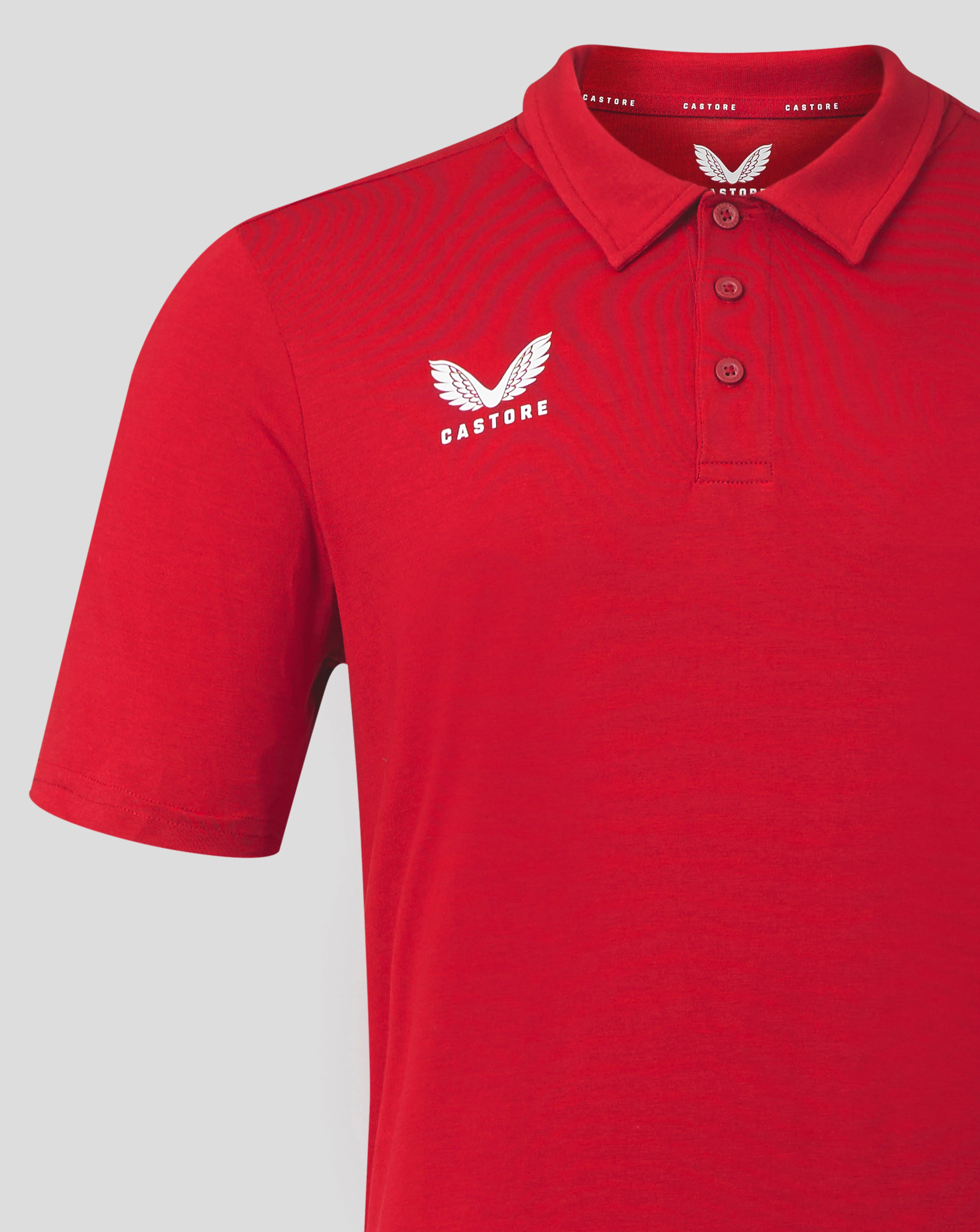Mens Cotton Leisure Polo - True Red - Image 3