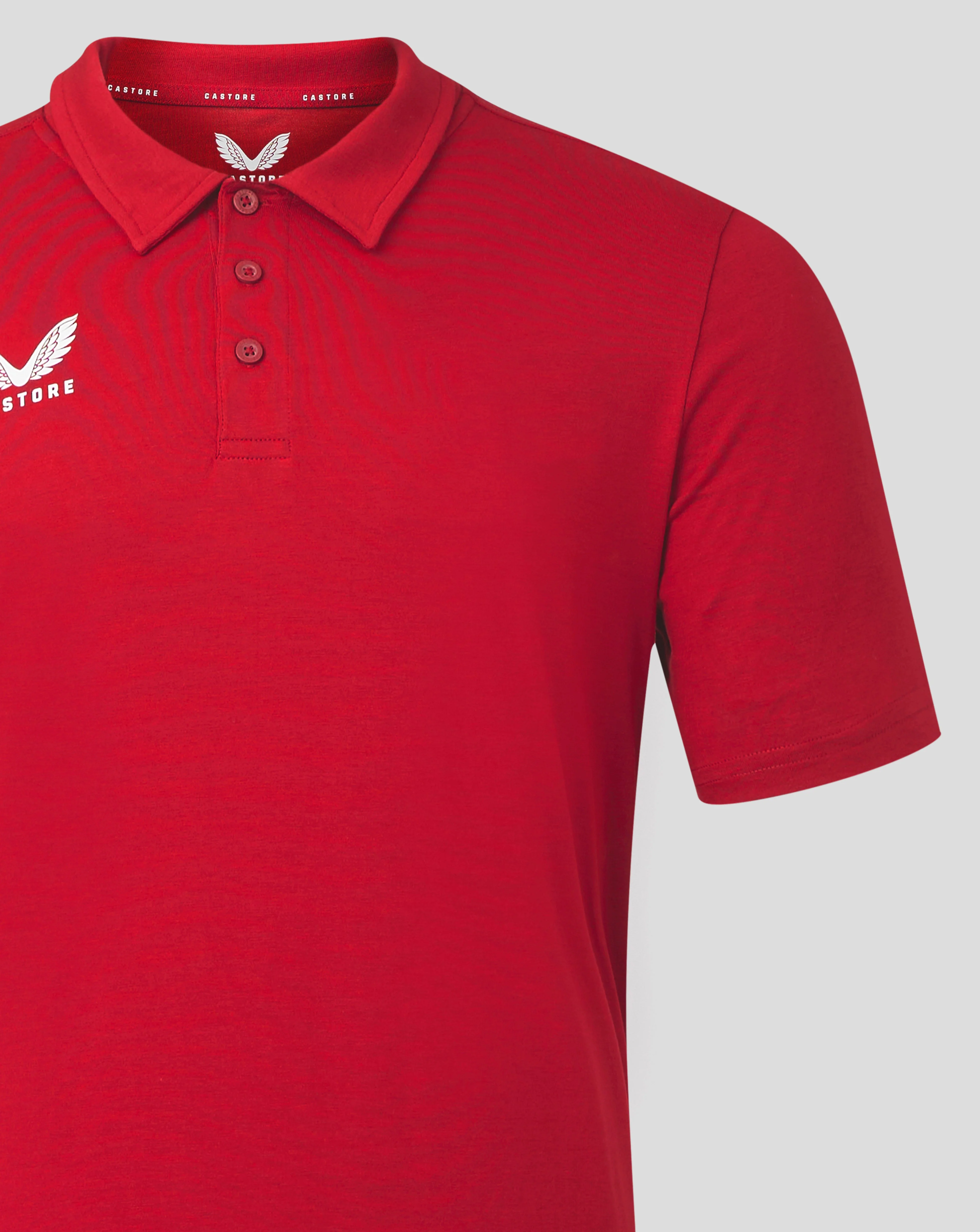 Mens Cotton Leisure Polo - True Red - Image 4