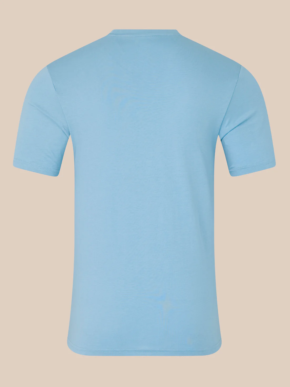Men's Cotton T-Shirt - Blue - Image 2