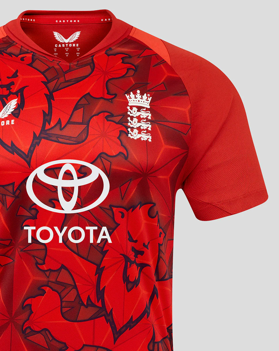 Men's England Cricket 25/26 T20 Shirt + Cap - Image 4