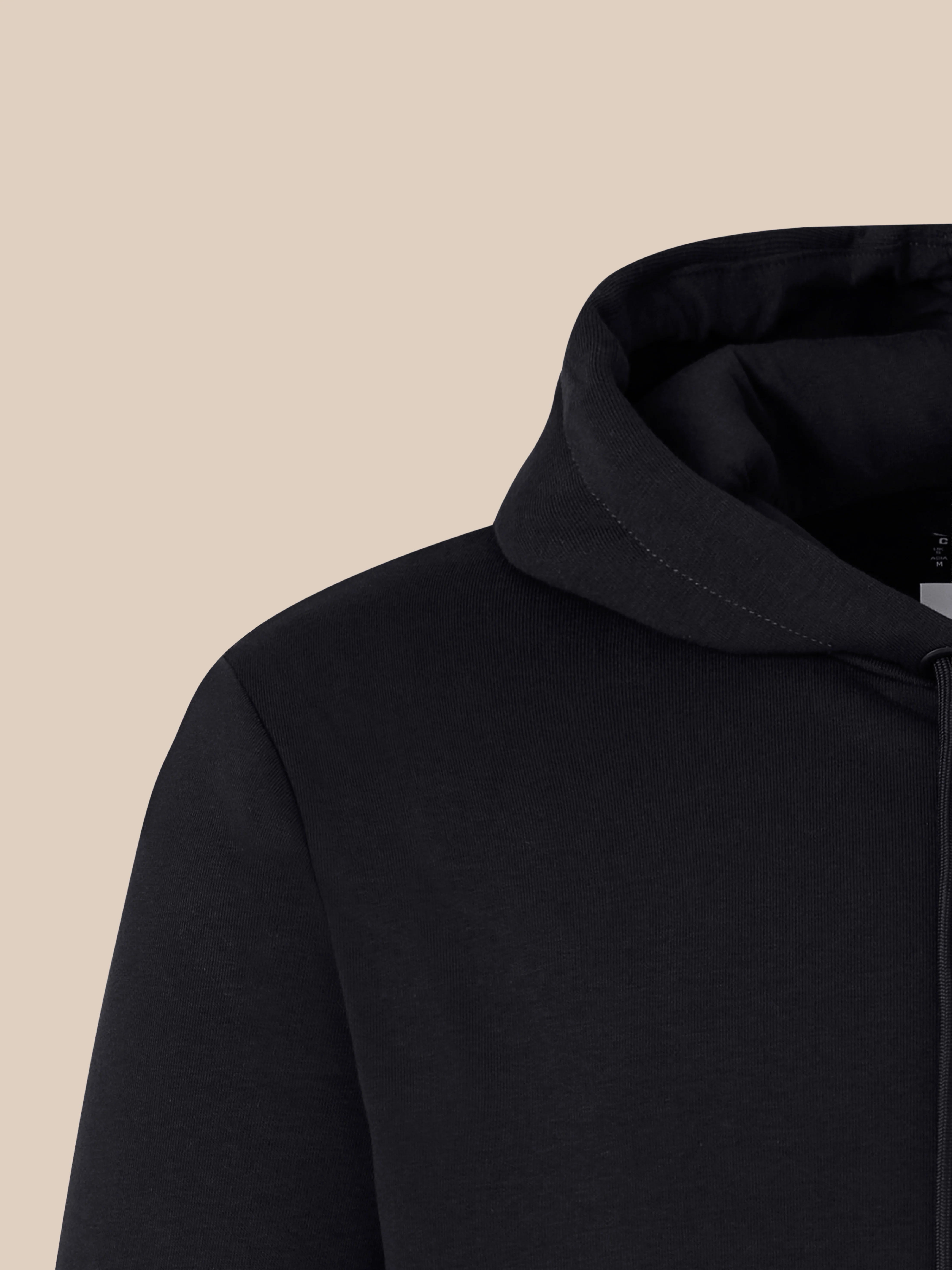 Men's Lifestyle Hoodie - Caviar Black - Image 3