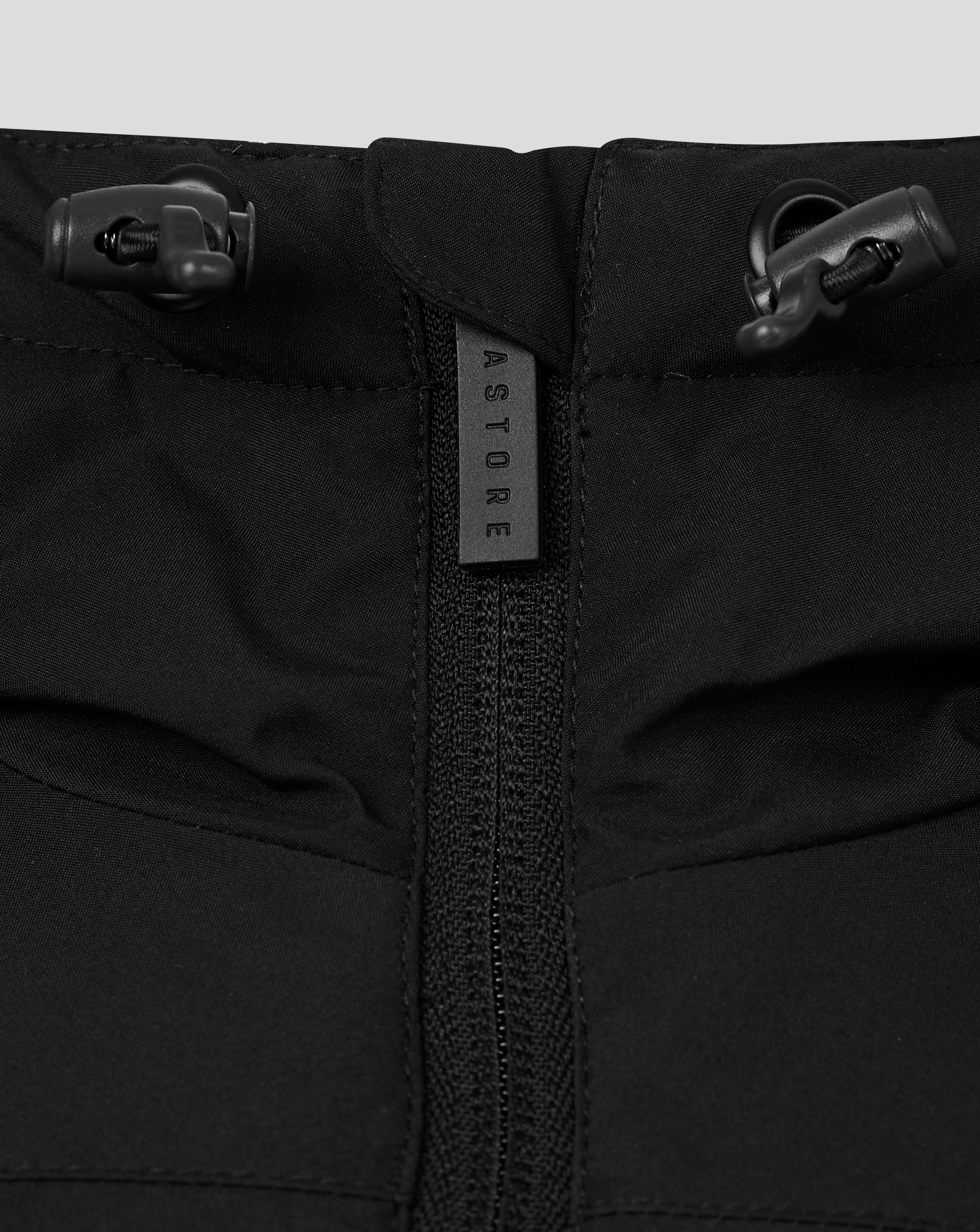 Mens Long Length Bench Jacket - Caviar - Image 3