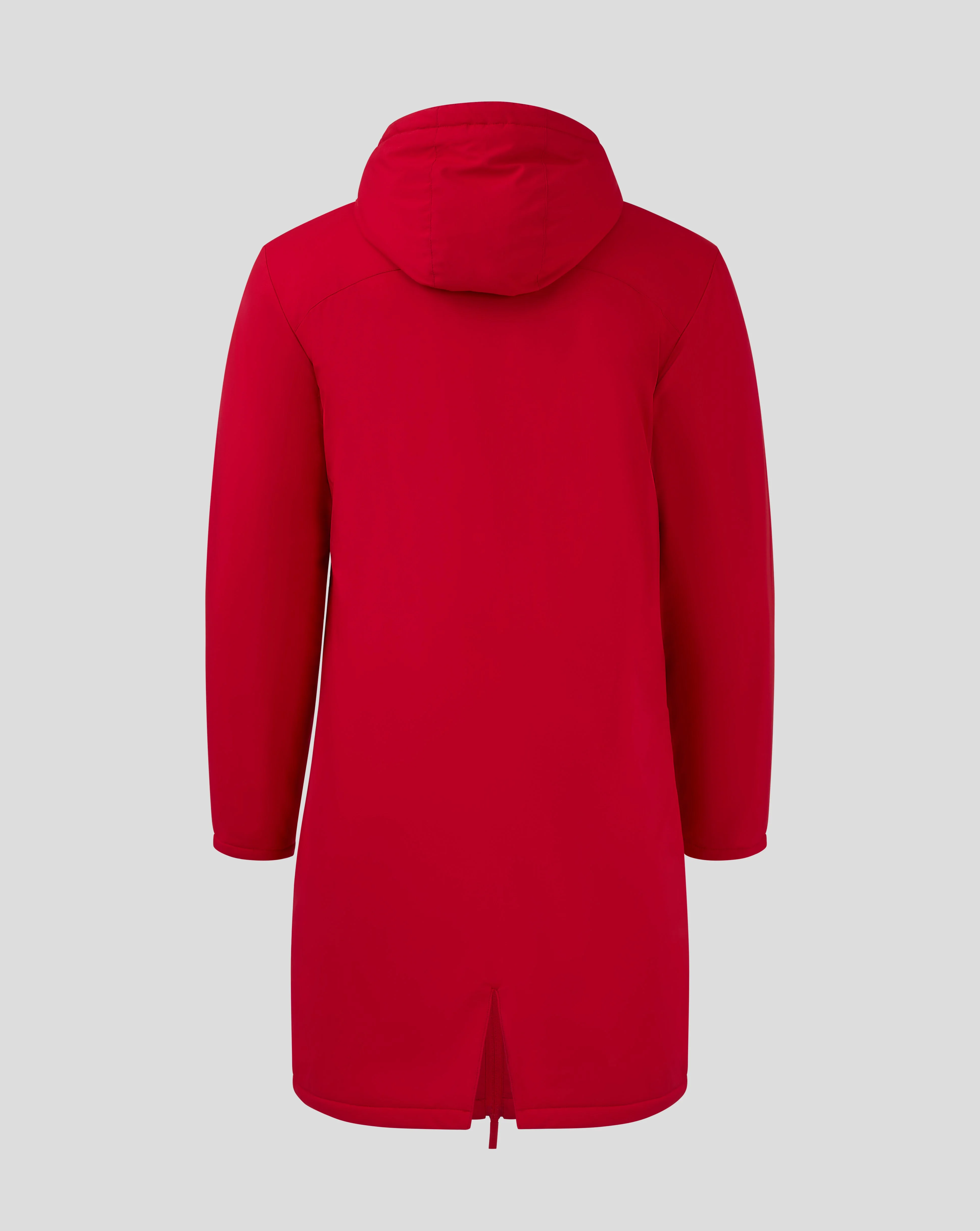 Mens Long Length Bench Jacket - True Red - Image 2