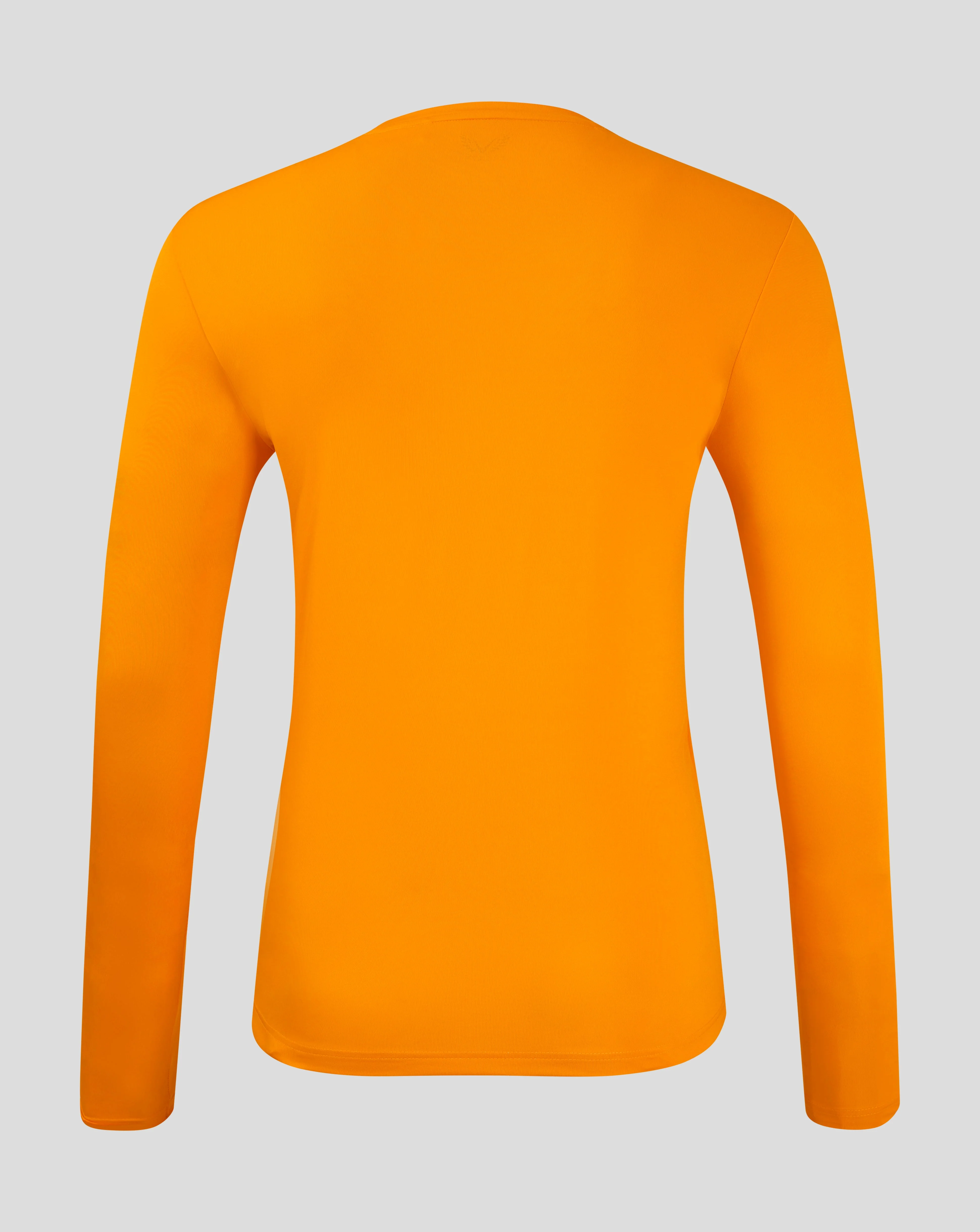 Mens Long Sleeve Performance Tee - Bright Marigold - Image 2