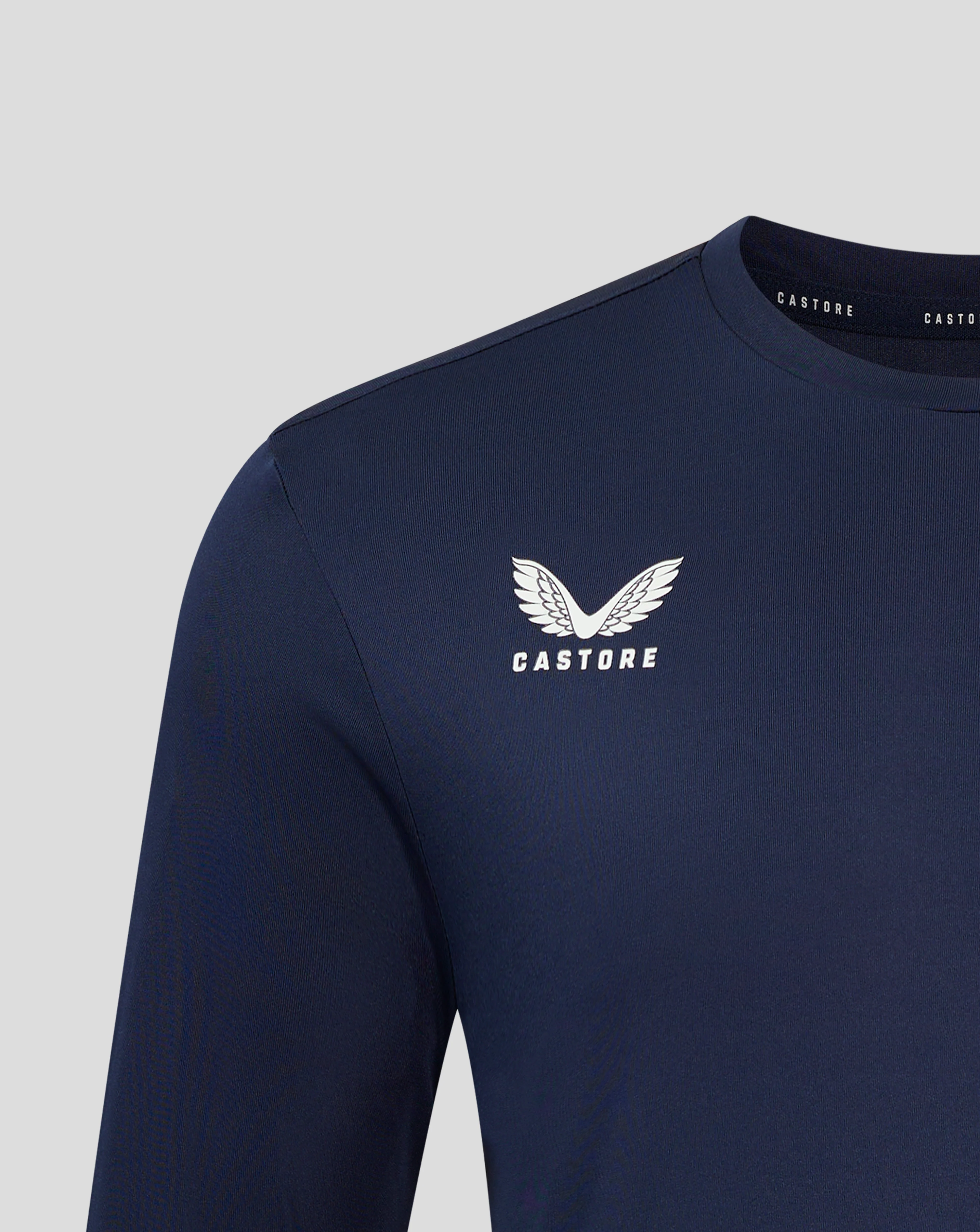 Mens Long Sleeve Performance Tee - Peacoat - Image 3