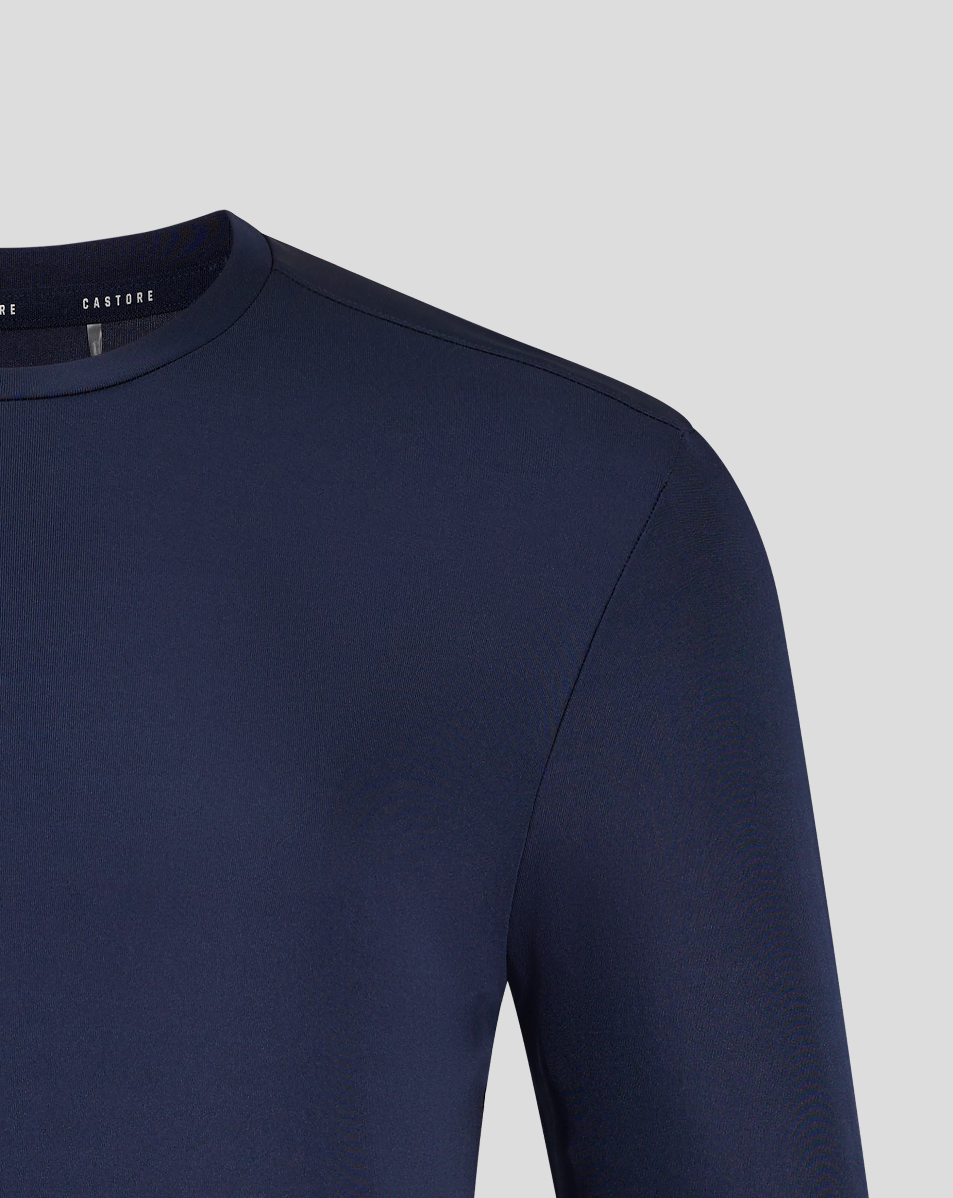 Mens Long Sleeve Performance Tee - Peacoat - Image 4